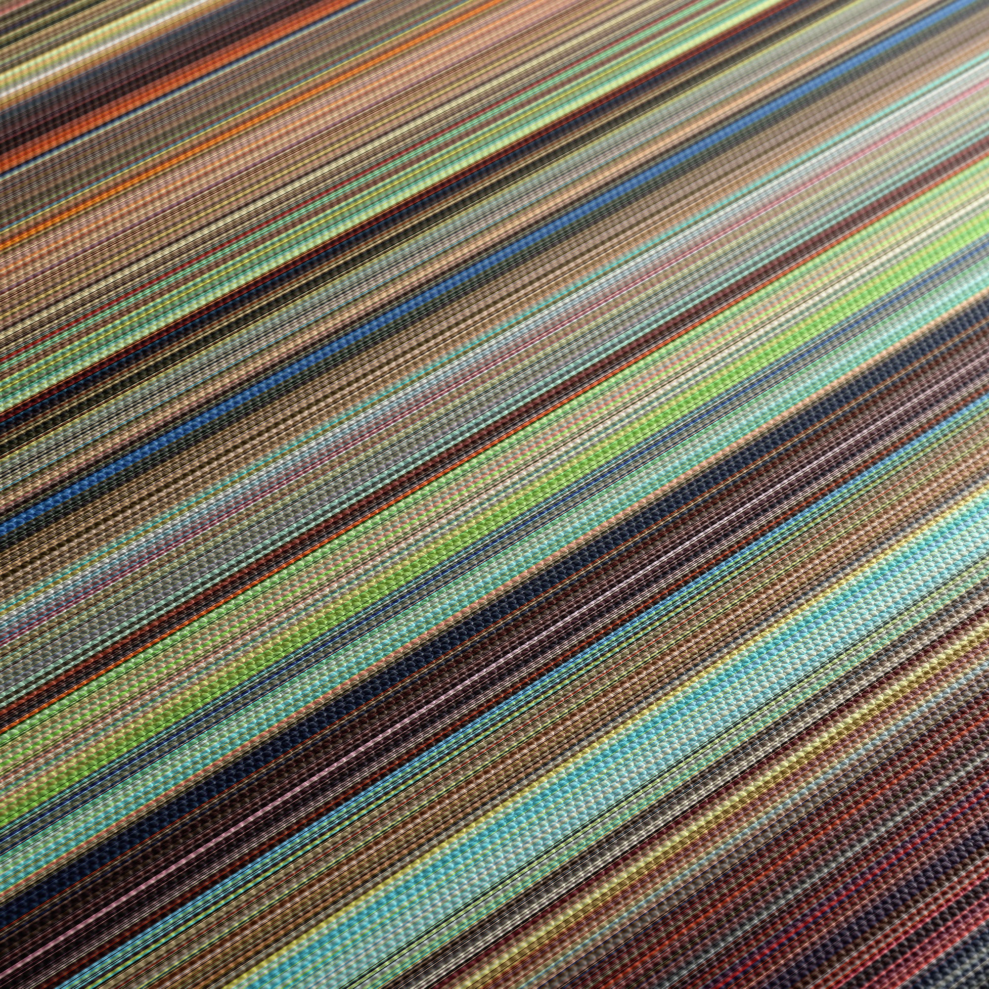 Howl's Moving Castle (2004) CineSpectrum Color Spectrum Canvas Print - Close Up of Middle of Print