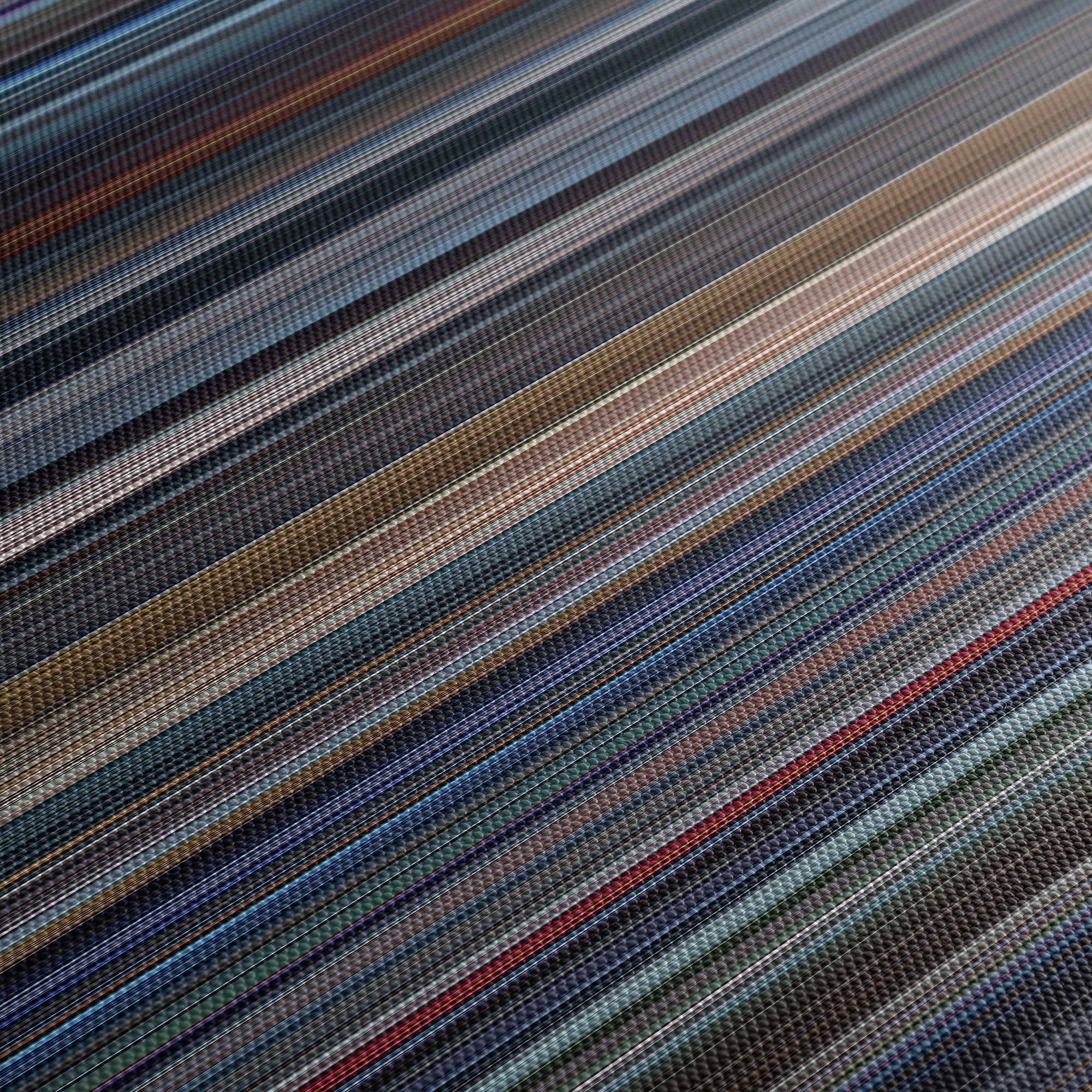 I Am Mother (2019) CineSpectrum Color Spectrum Canvas Print - Close Up of Middle of Print