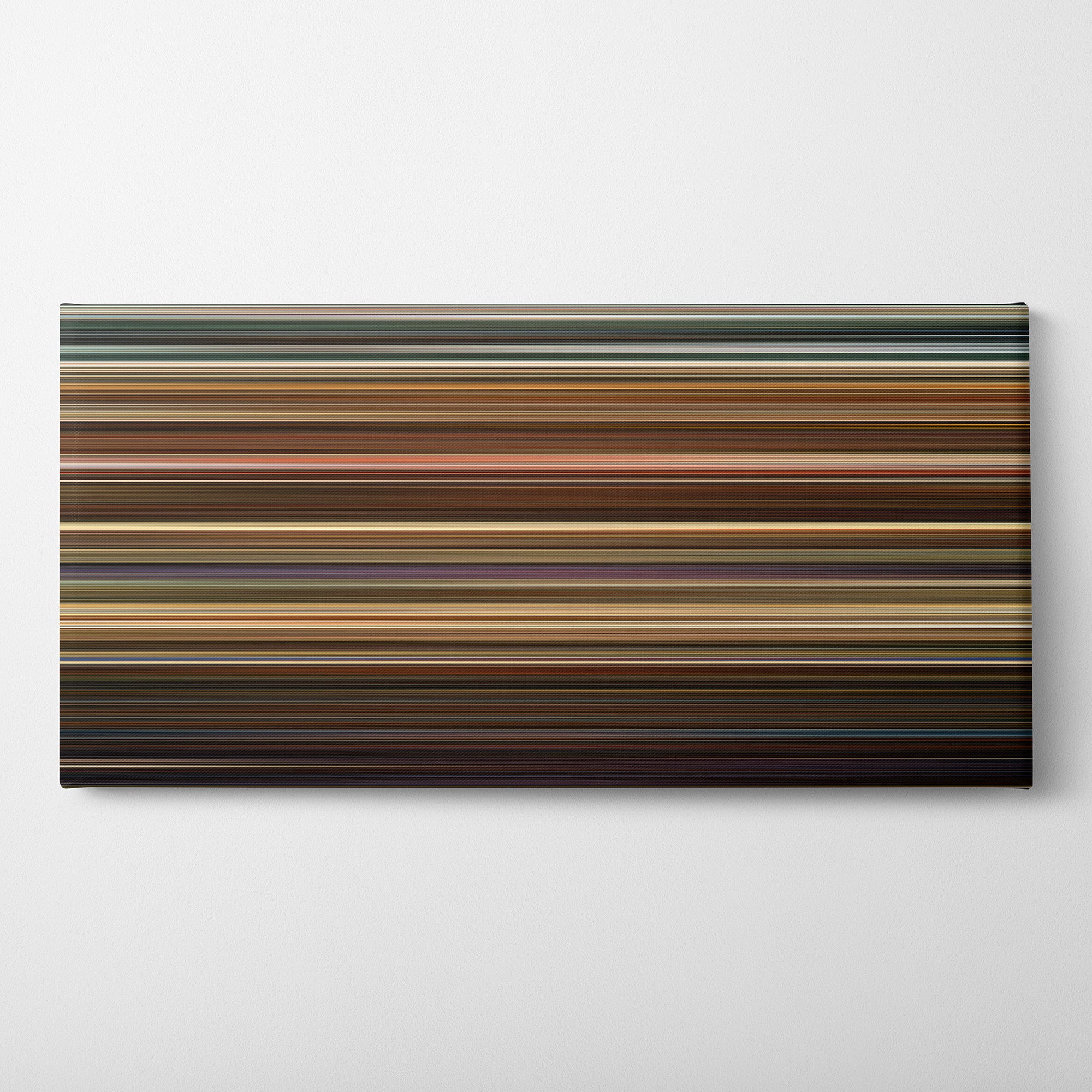 Idiocracy (2006) CineSpectrum Color Spectrum Canvas Print - Horizontal on Wall