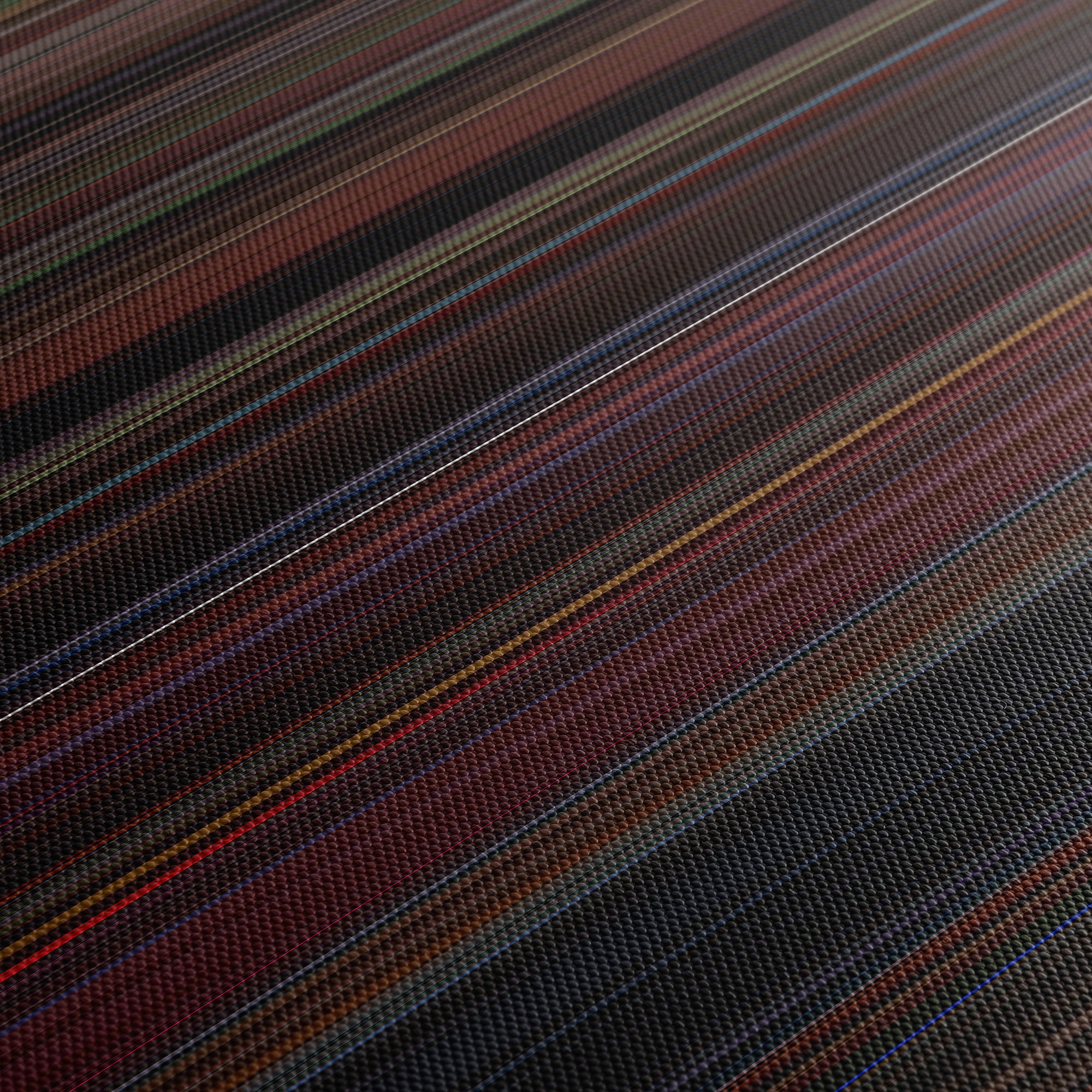 In the Mood for Love (2000) CineSpectrum Color Spectrum Canvas Print - Close Up of Middle of Print