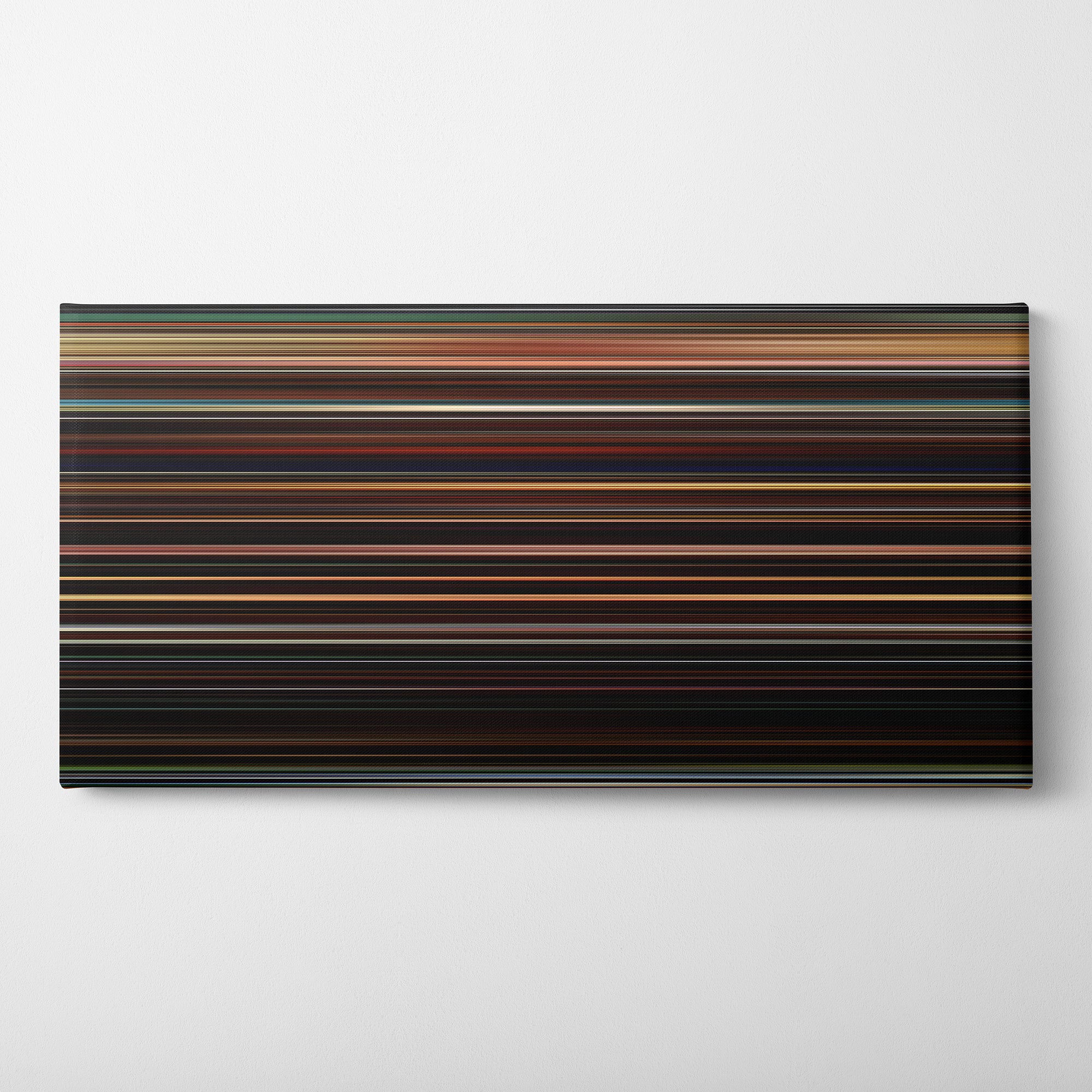Inland Empire (2006) CineSpectrum Color Spectrum Canvas Print - Horizontal on Wall