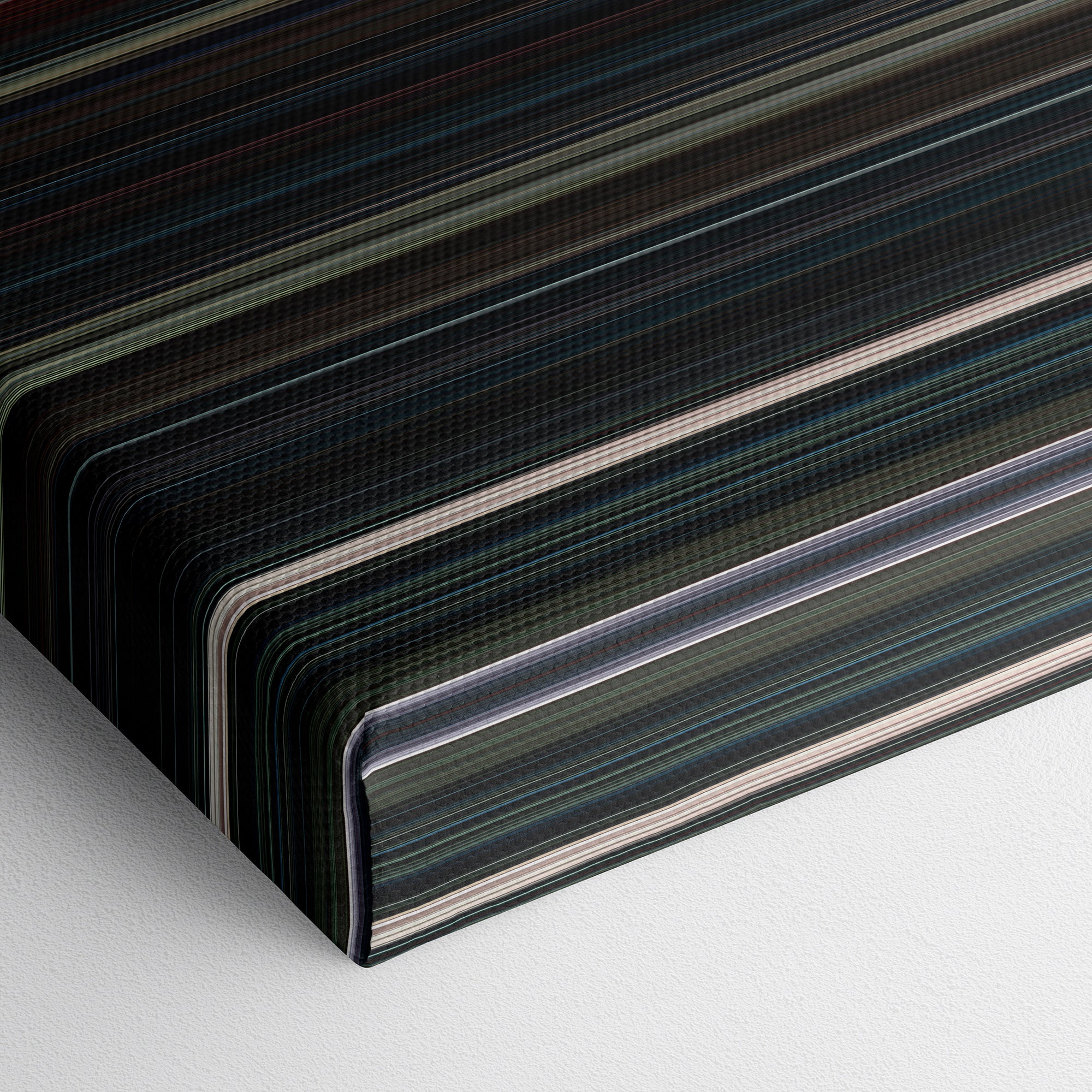 Insidious - Chapter 2 (2013) CineSpectrum Color Spectrum Canvas Print - Close Up of Bottom of Print