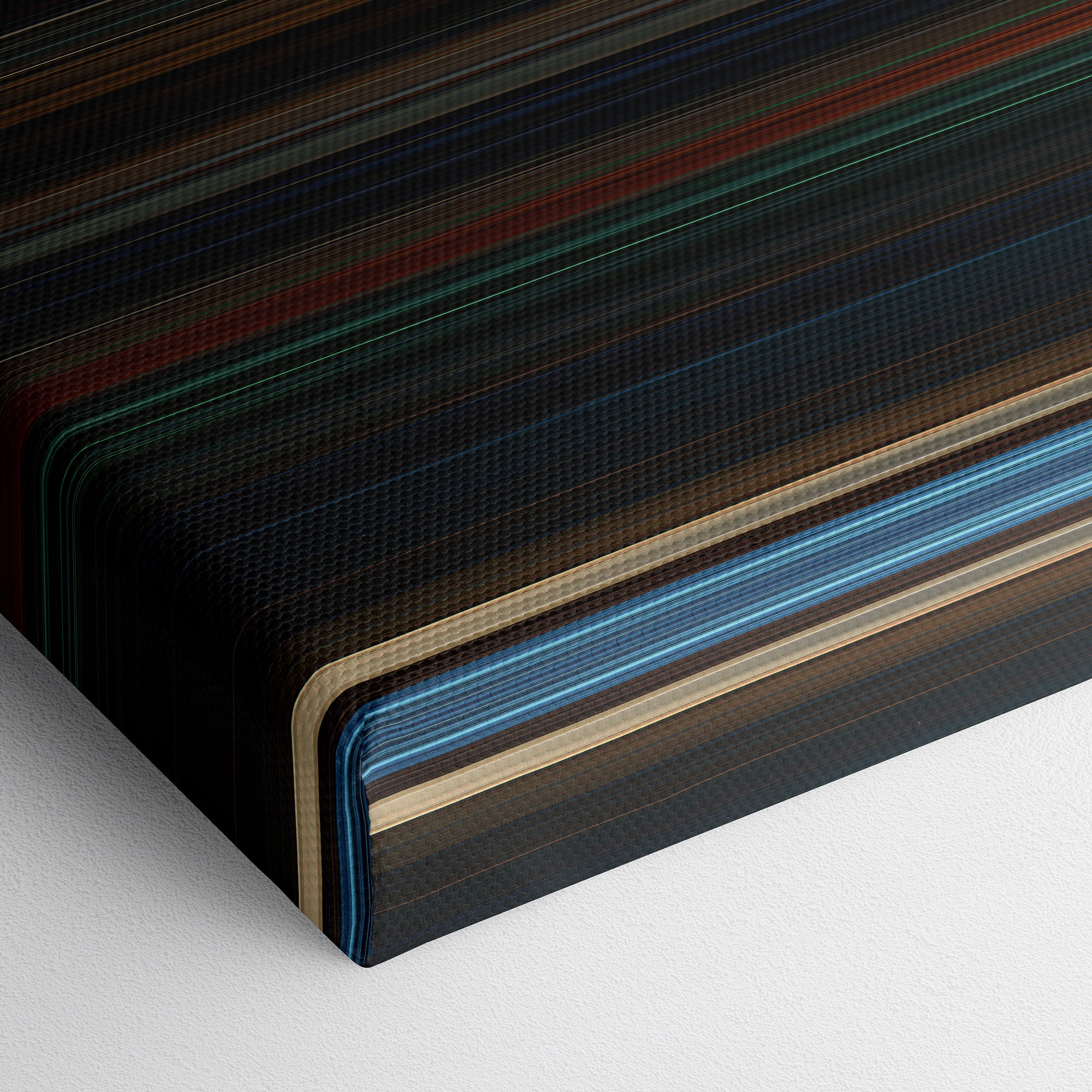Insidious - Chapter 3 (2015) CineSpectrum Color Spectrum Canvas Print - Close Up of Bottom of Print