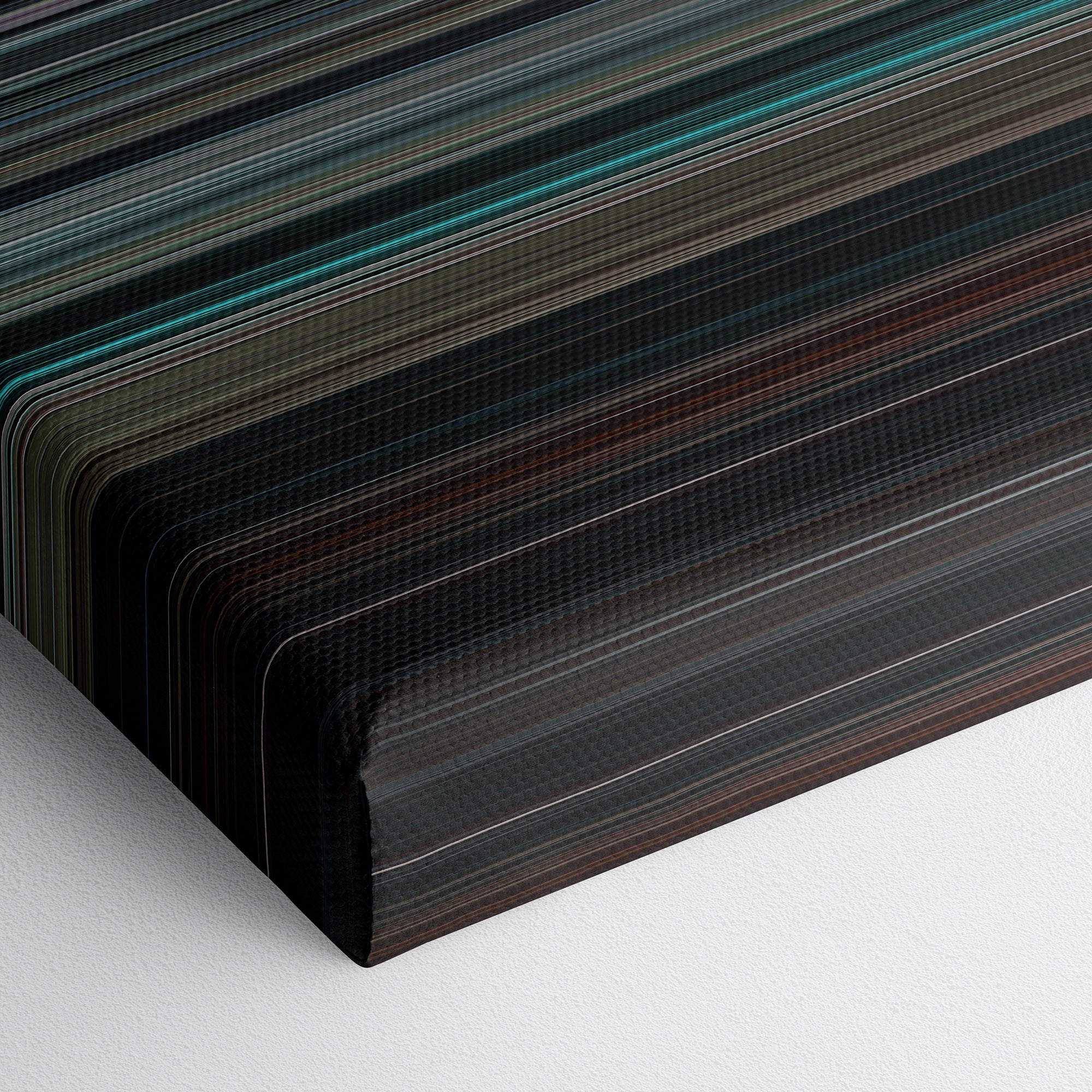 Insidious (2010) CineSpectrum Color Spectrum Canvas Print - Close Up of Bottom of Print