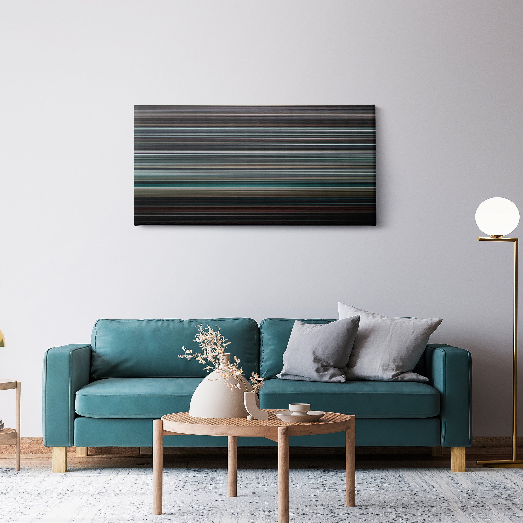 Insidious (2010) CineSpectrum Color Spectrum Canvas Print - Hanging Horizontal on Wall in Room
