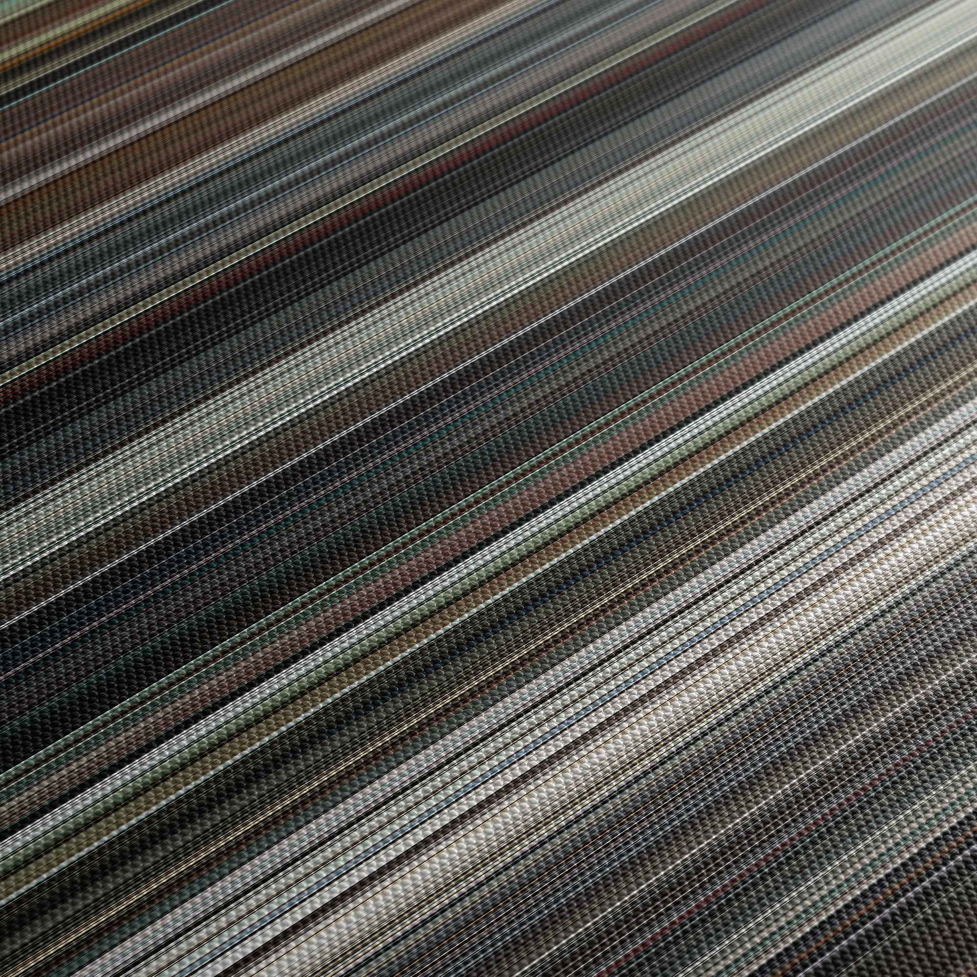 Interstellar (2014) CineSpectrum Color Spectrum Canvas Print - Close Up of Middle of Print