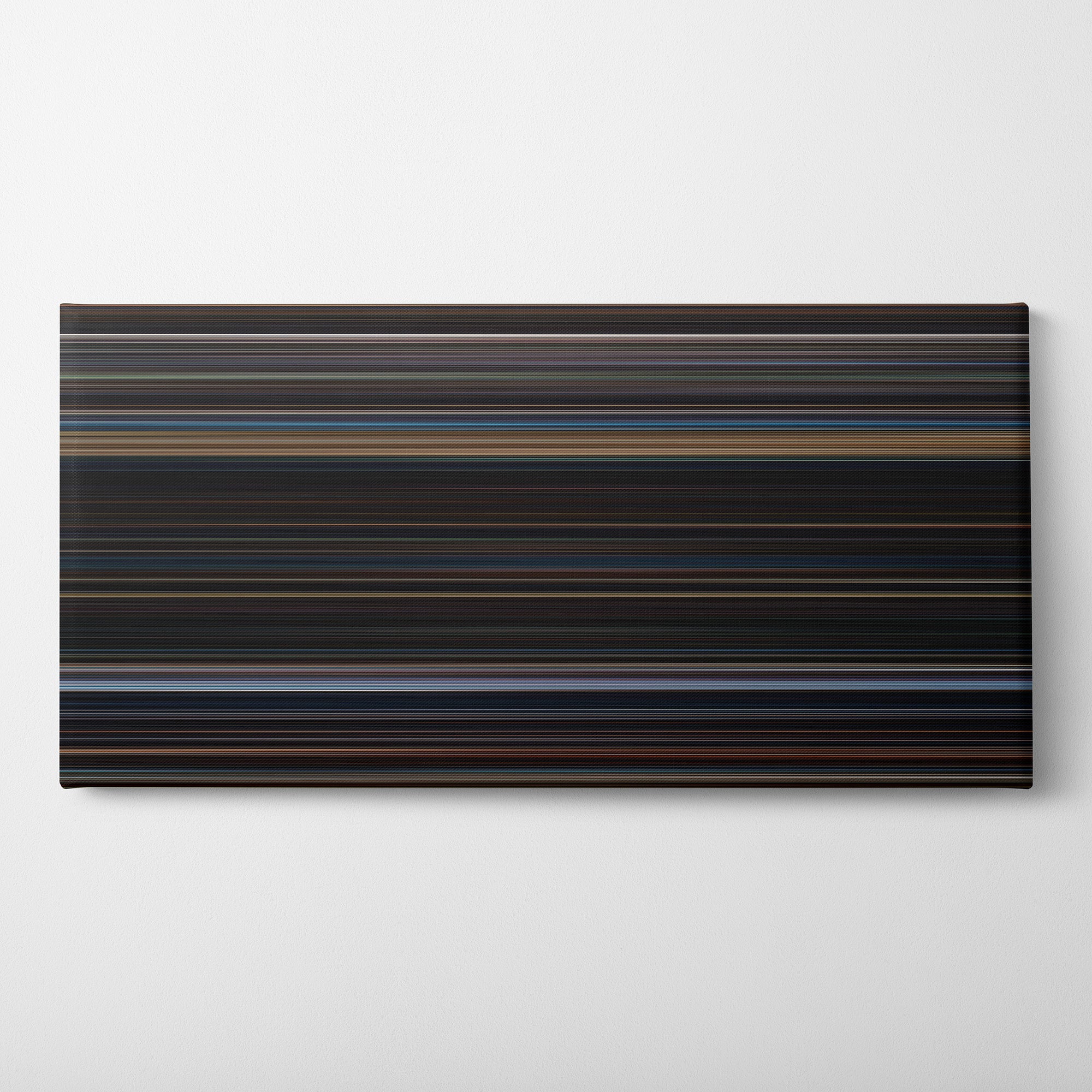 Iron Man 3 (2013) CineSpectrum Color Spectrum Canvas Print - Horizontal on Wall