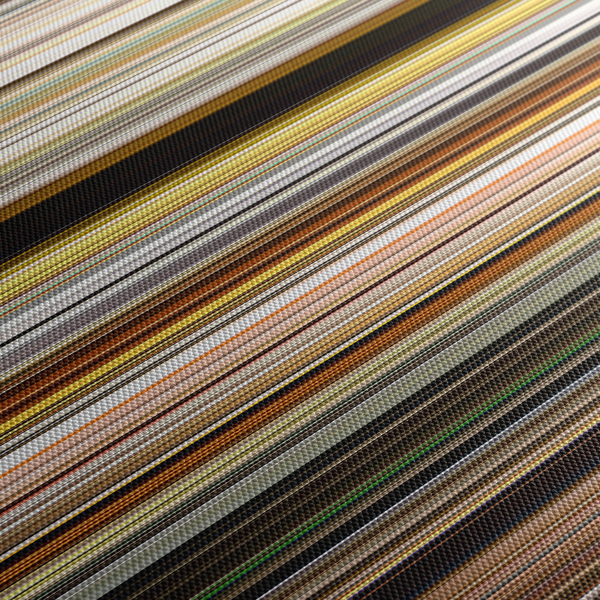 Isle Of Dogs (2018) CineSpectrum Color Spectrum Canvas Print - Close Up of Middle of Print