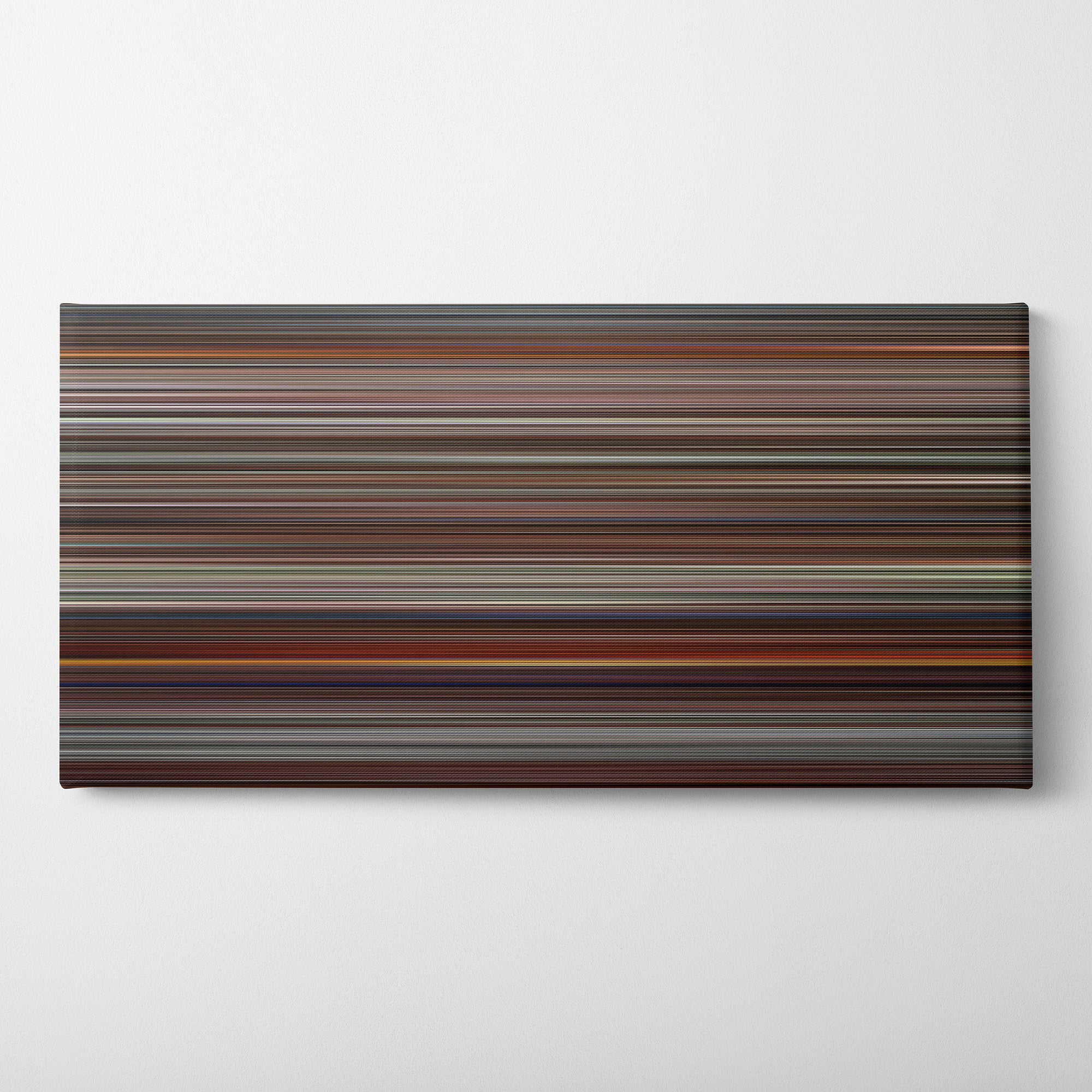 JFK (1991) CineSpectrum Color Spectrum Canvas Print - Horizontal on Wall