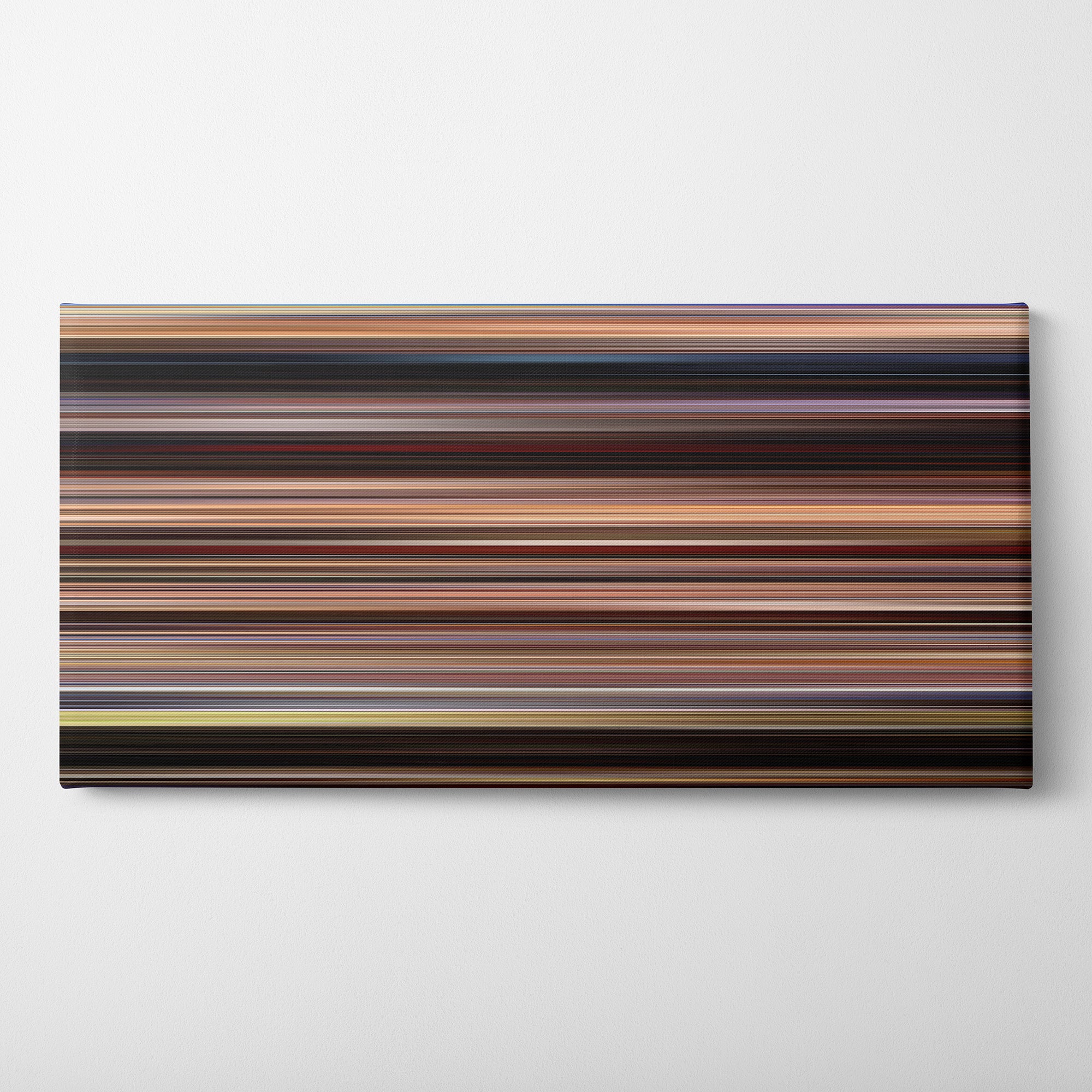Jackie Brown (1997) CineSpectrum Color Spectrum Canvas Print - Horizontal on Wall