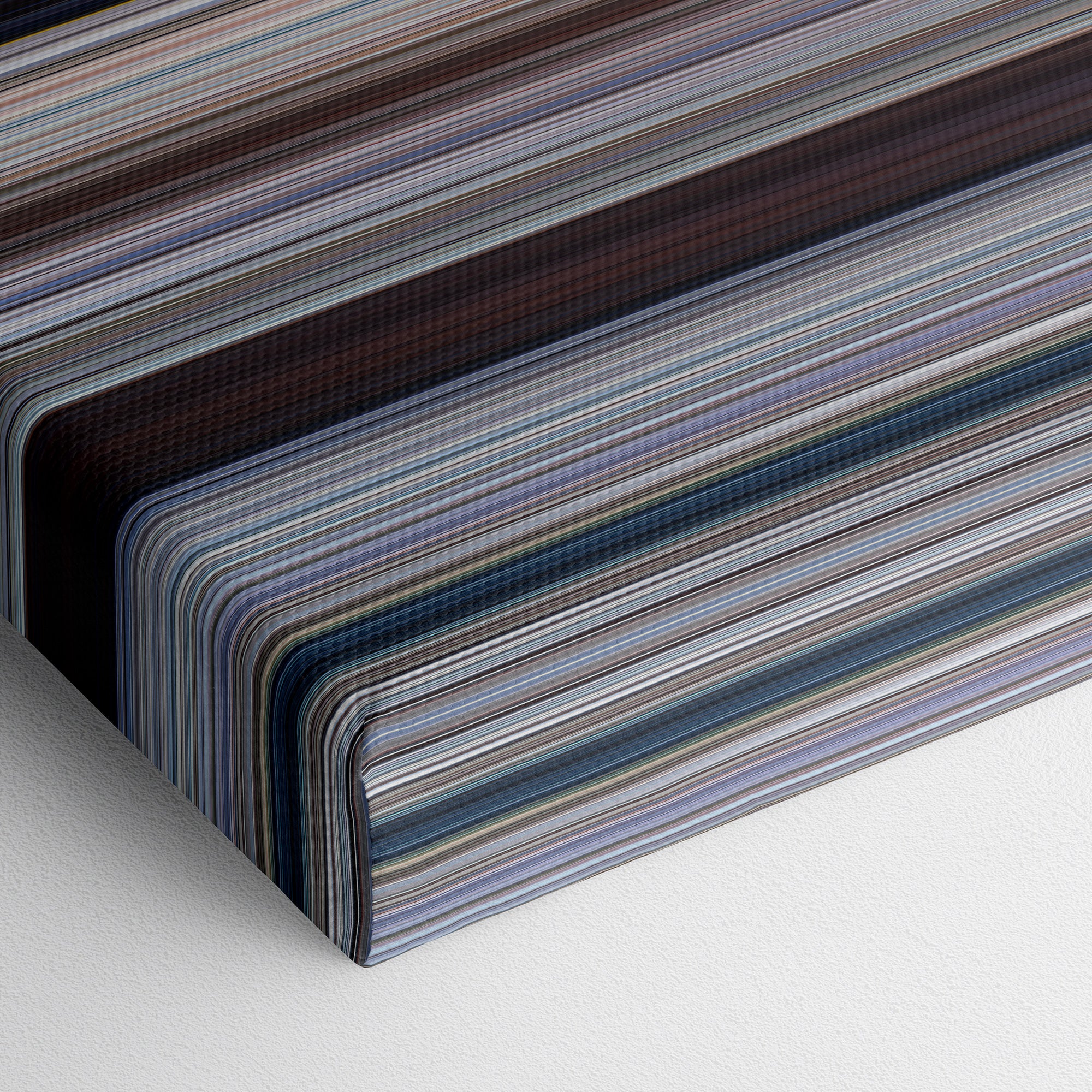 Jaws (1975) CineSpectrum Color Spectrum Canvas Print - Close Up of Bottom of Print