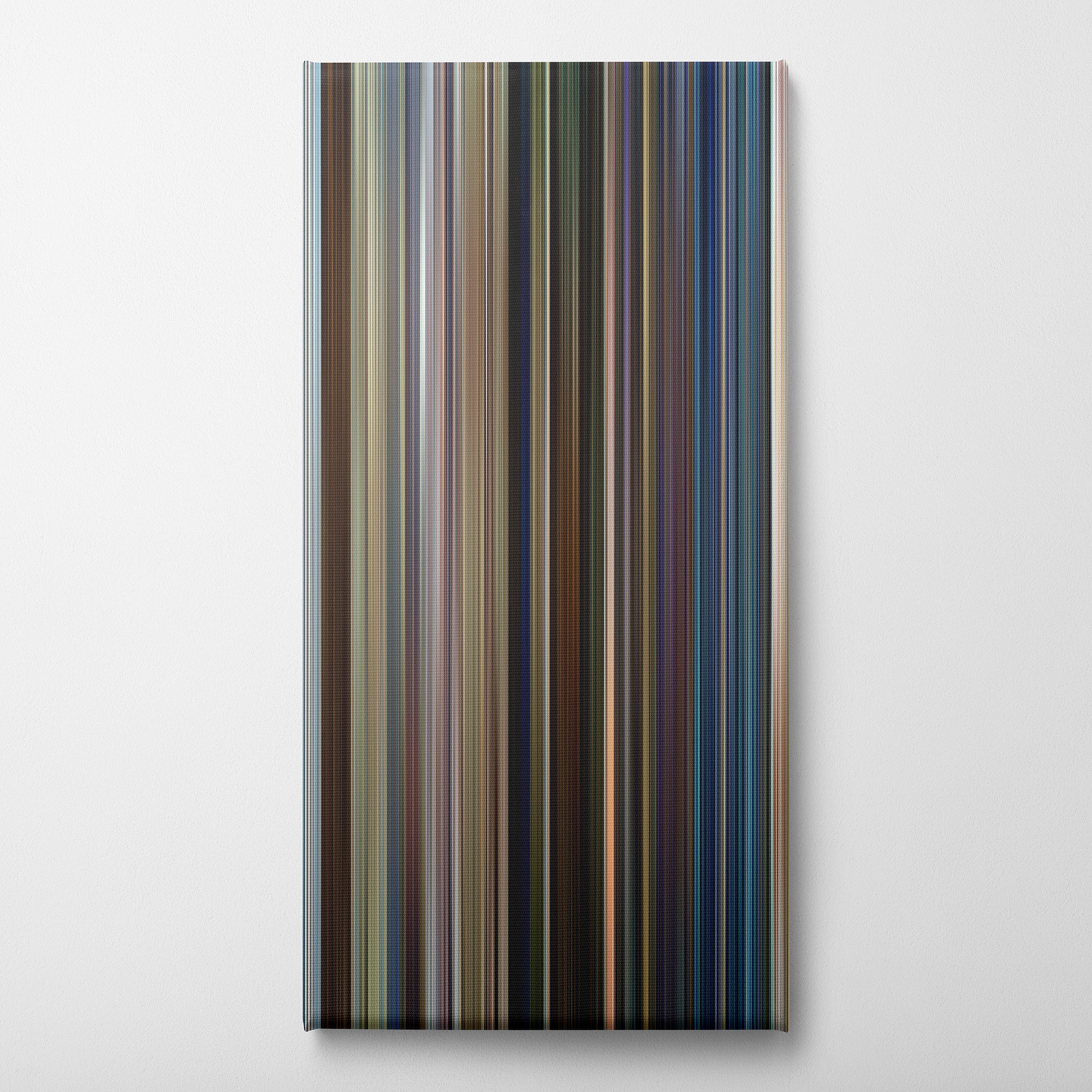 Jay and Silent Bob Reboot (2019) CineSpectrum Color Spectrum Canvas Print - Vertical on Wall