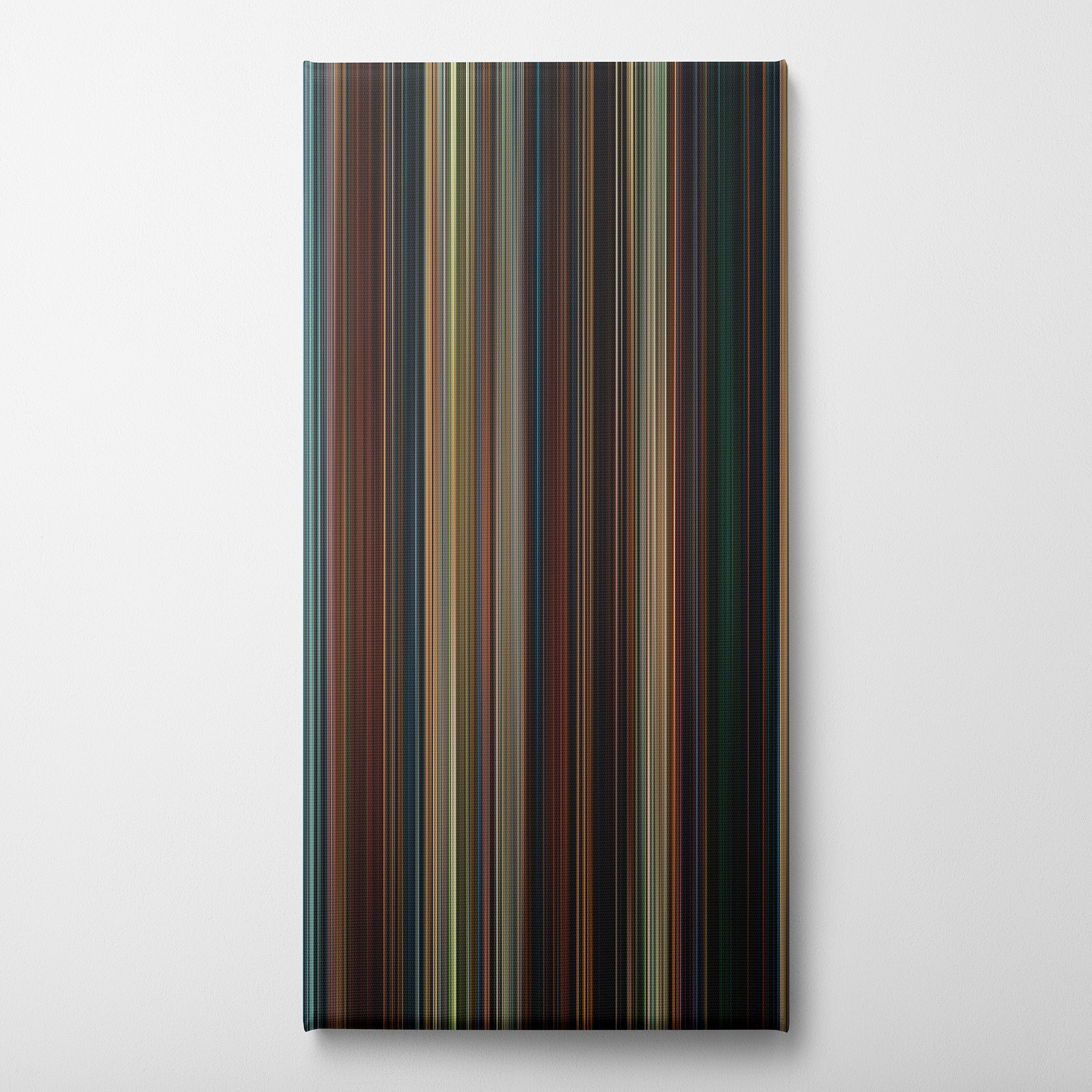 Jennifer's Body (2009) CineSpectrum Color Spectrum Canvas Print - Vertical on Wall