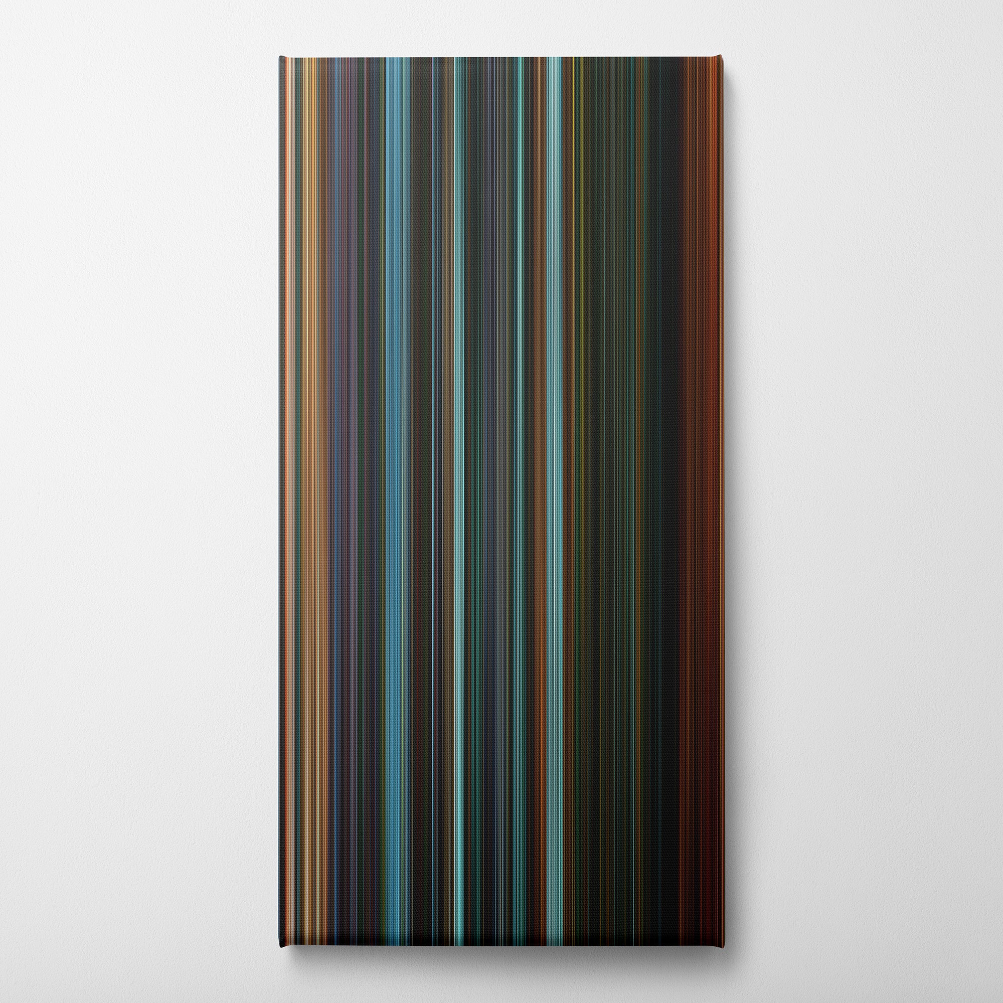 John Wick Chapter 4 (2023) CineSpectrum Color Spectrum Canvas Print - Vertical on Wall