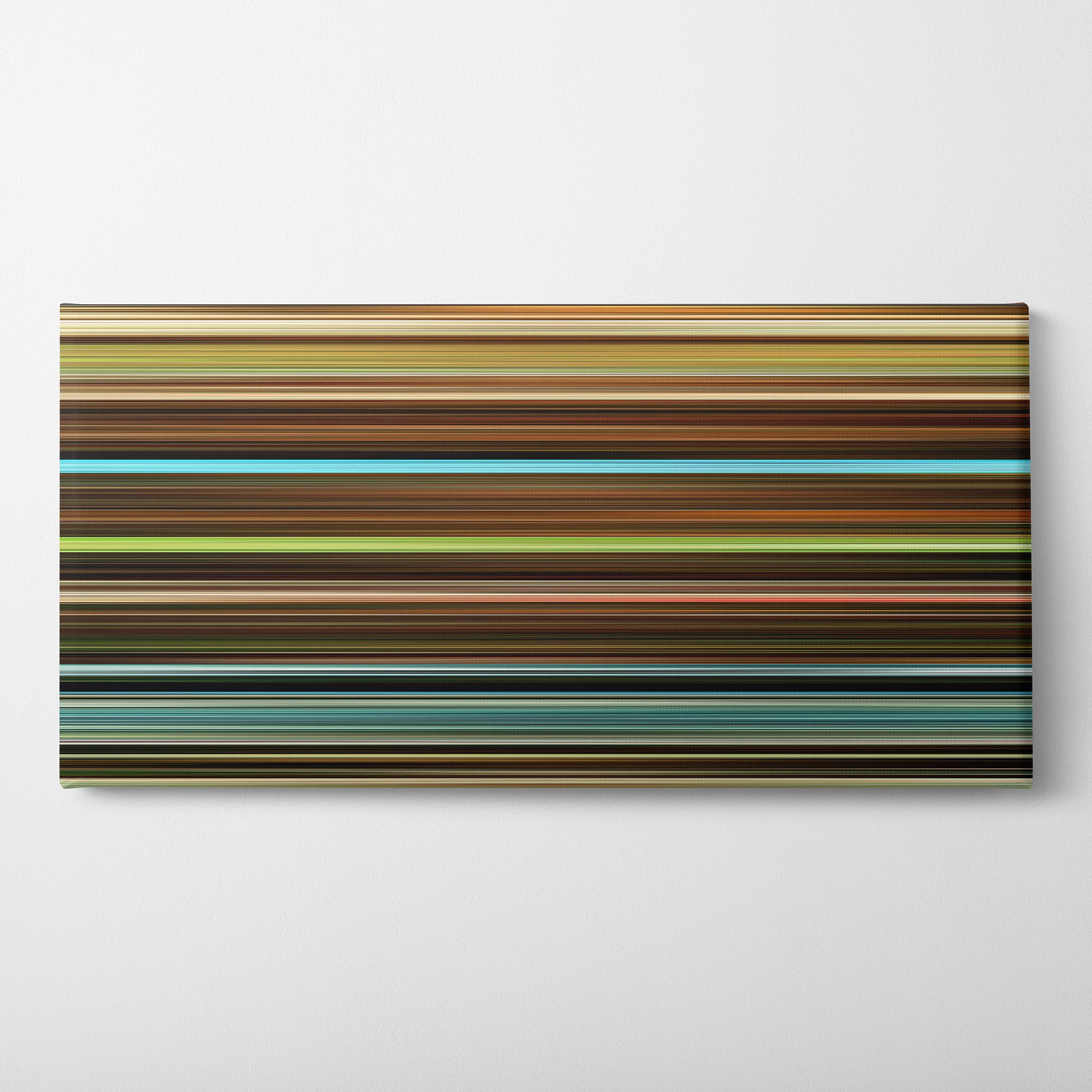 Jojo Rabbit (2019) CineSpectrum Color Spectrum Canvas Print - Horizontal on Wall