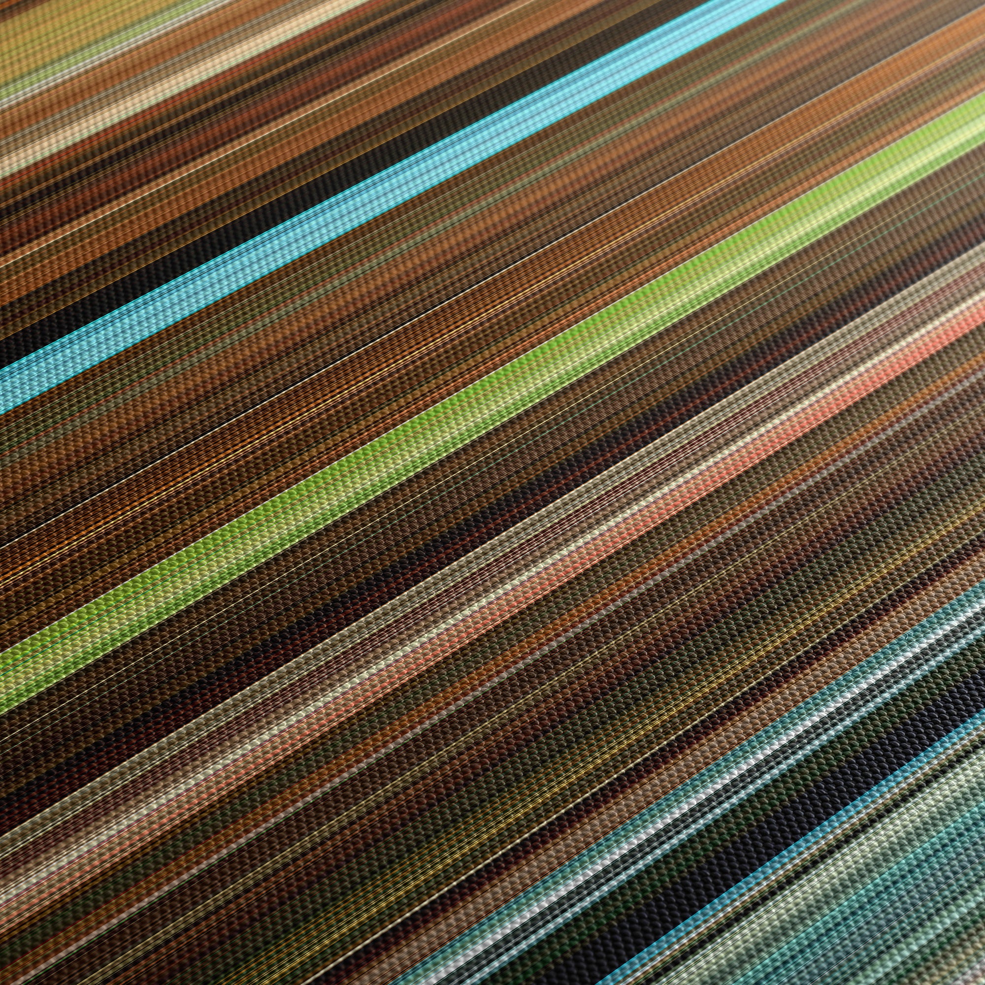 Jojo Rabbit (2019) CineSpectrum Color Spectrum Canvas Print - Close Up of Middle of Print