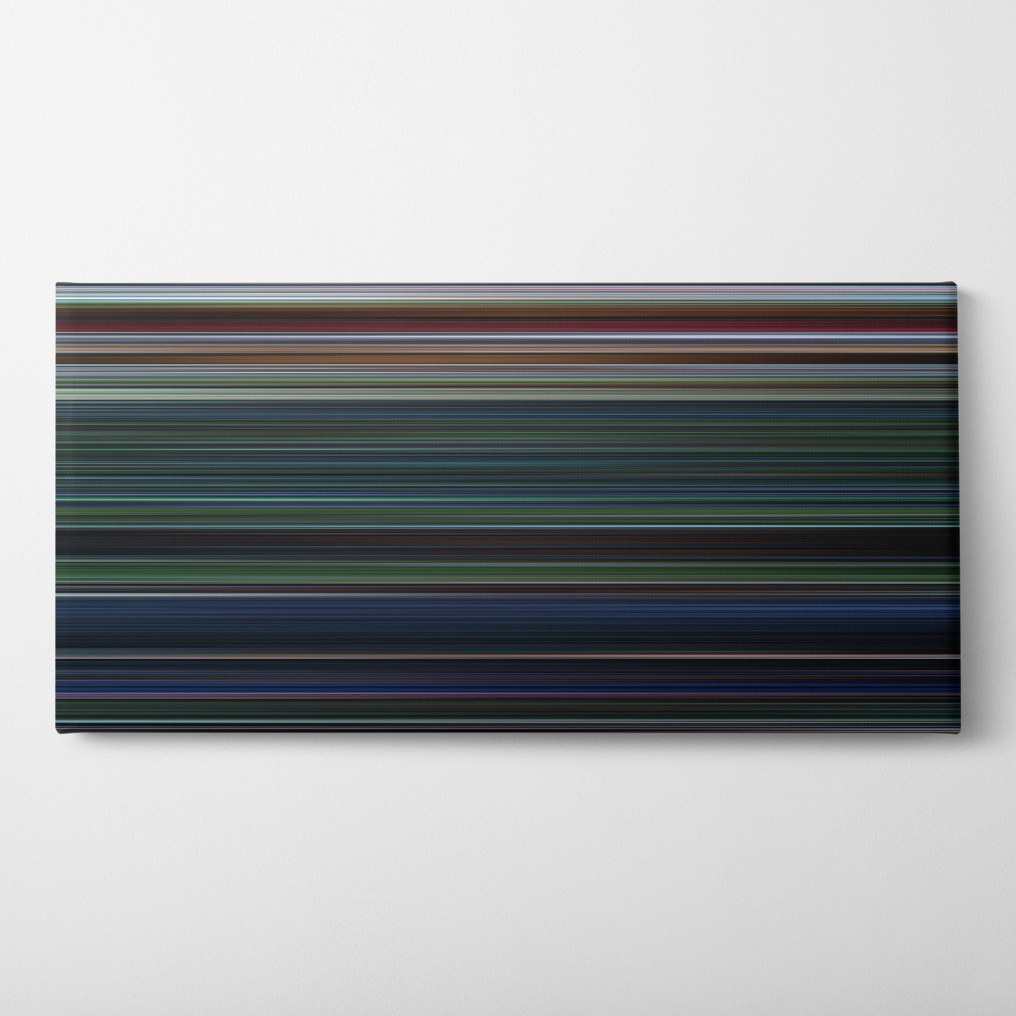 Jurassic Park III (2001) CineSpectrum Color Spectrum Canvas Print - Horizontal on Wall