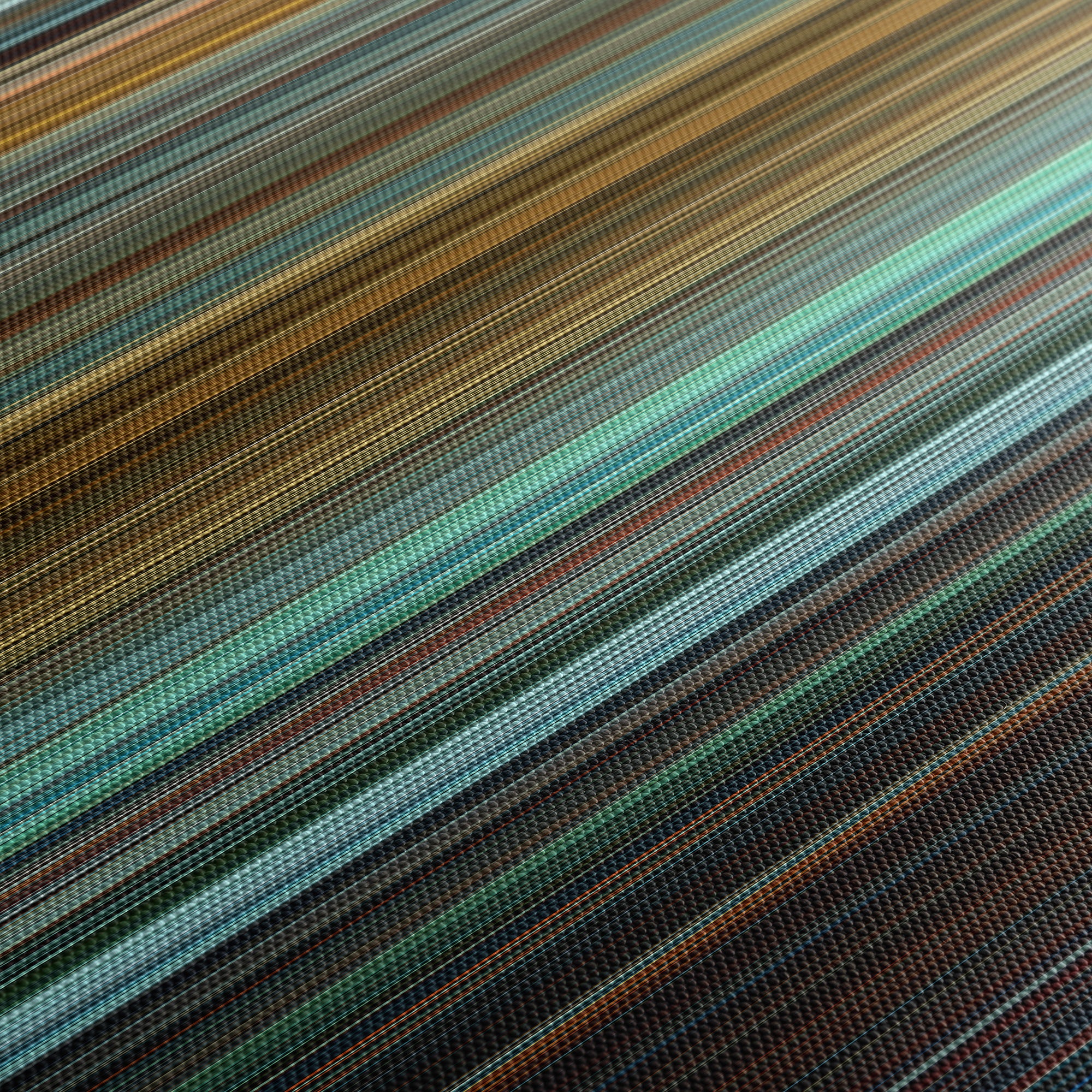 Jurassic World - Dominion (2022) CineSpectrum Color Spectrum Canvas Print - Close Up of Middle of Print