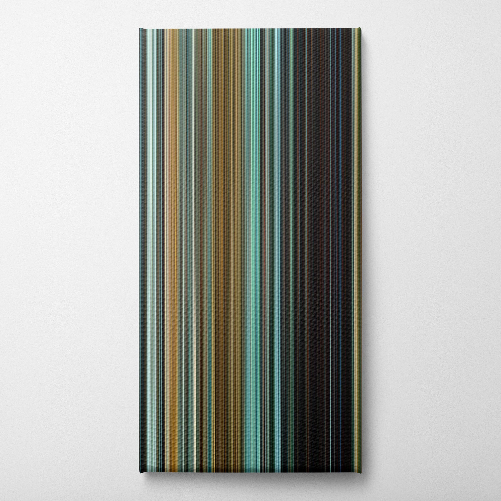Jurassic World - Dominion (2022) CineSpectrum Color Spectrum Canvas Print - Vertical on Wall