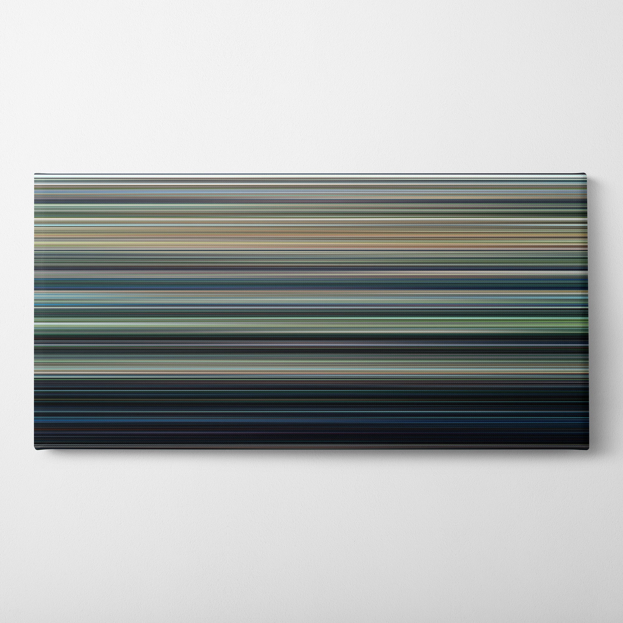 Jurassic World (2015) CineSpectrum Color Spectrum Canvas Print - Horizontal on Wall