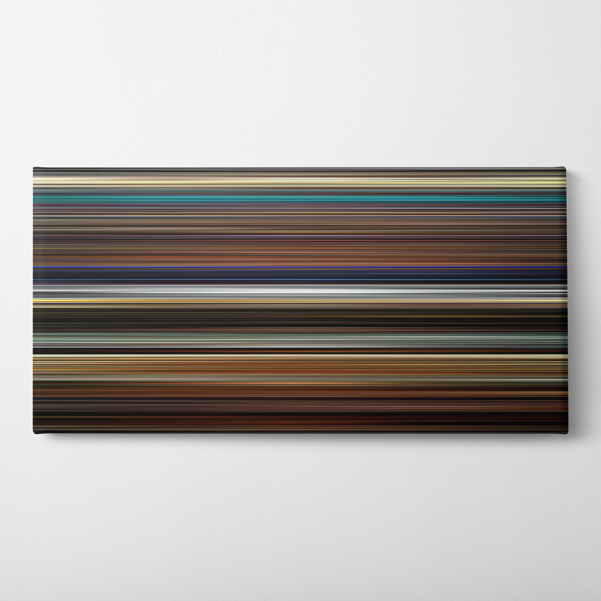 KIll Bill - The Whole Bloody Affair (2011) CineSpectrum Color Spectrum Canvas Print - Horizontal on Wall
