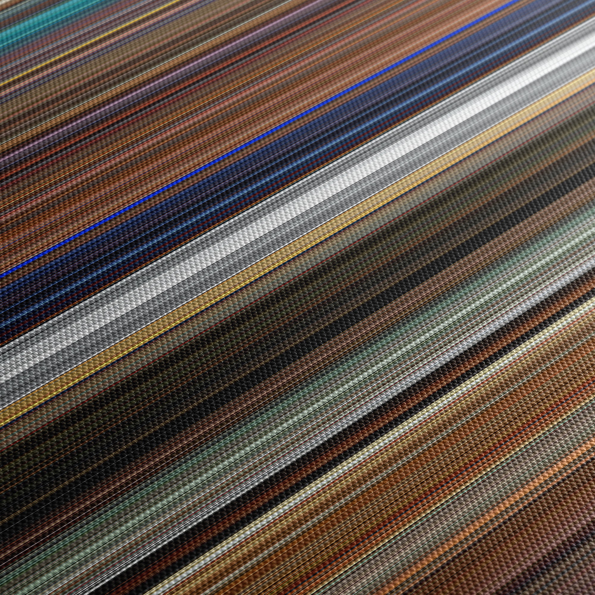 KIll Bill - The Whole Bloody Affair (2011) CineSpectrum Color Spectrum Canvas Print - Close Up of Middle of Print