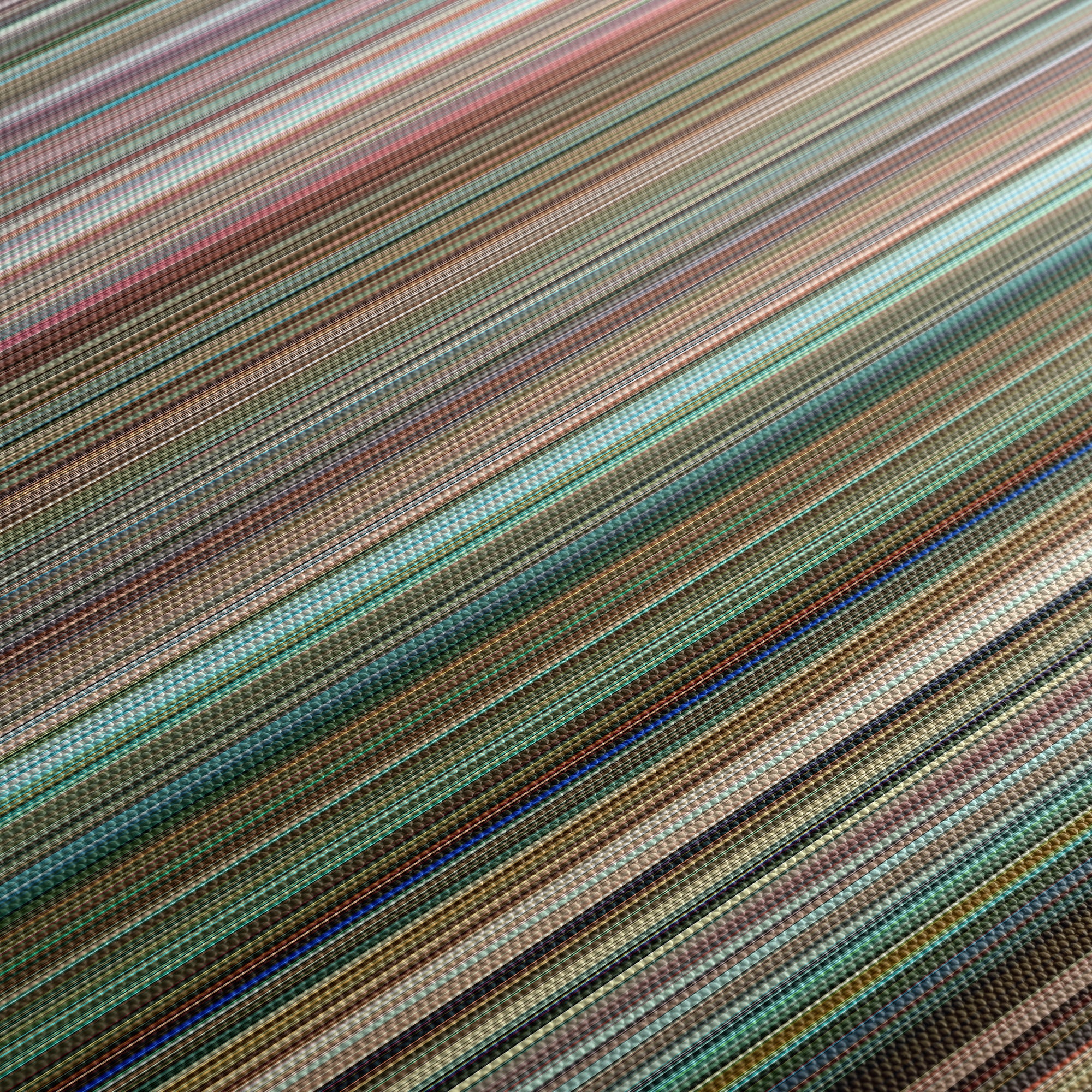 Kids (1995) CineSpectrum Color Spectrum Canvas Print - Close Up of Middle of Print