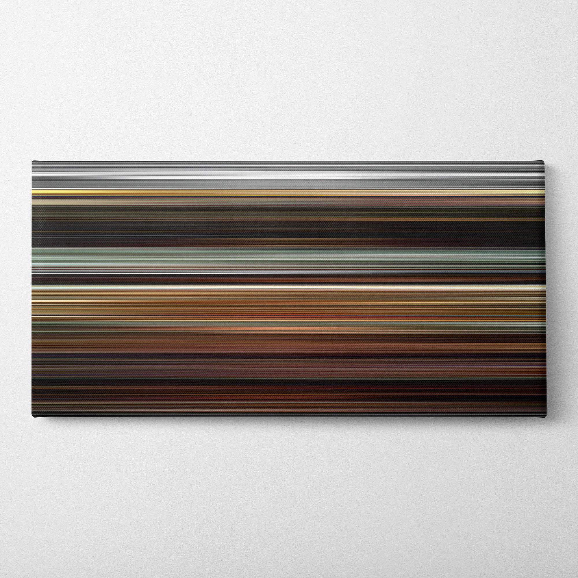 Kill Bill - Vol. 2 (2004) CineSpectrum Color Spectrum Canvas Print - Horizontal on Wall