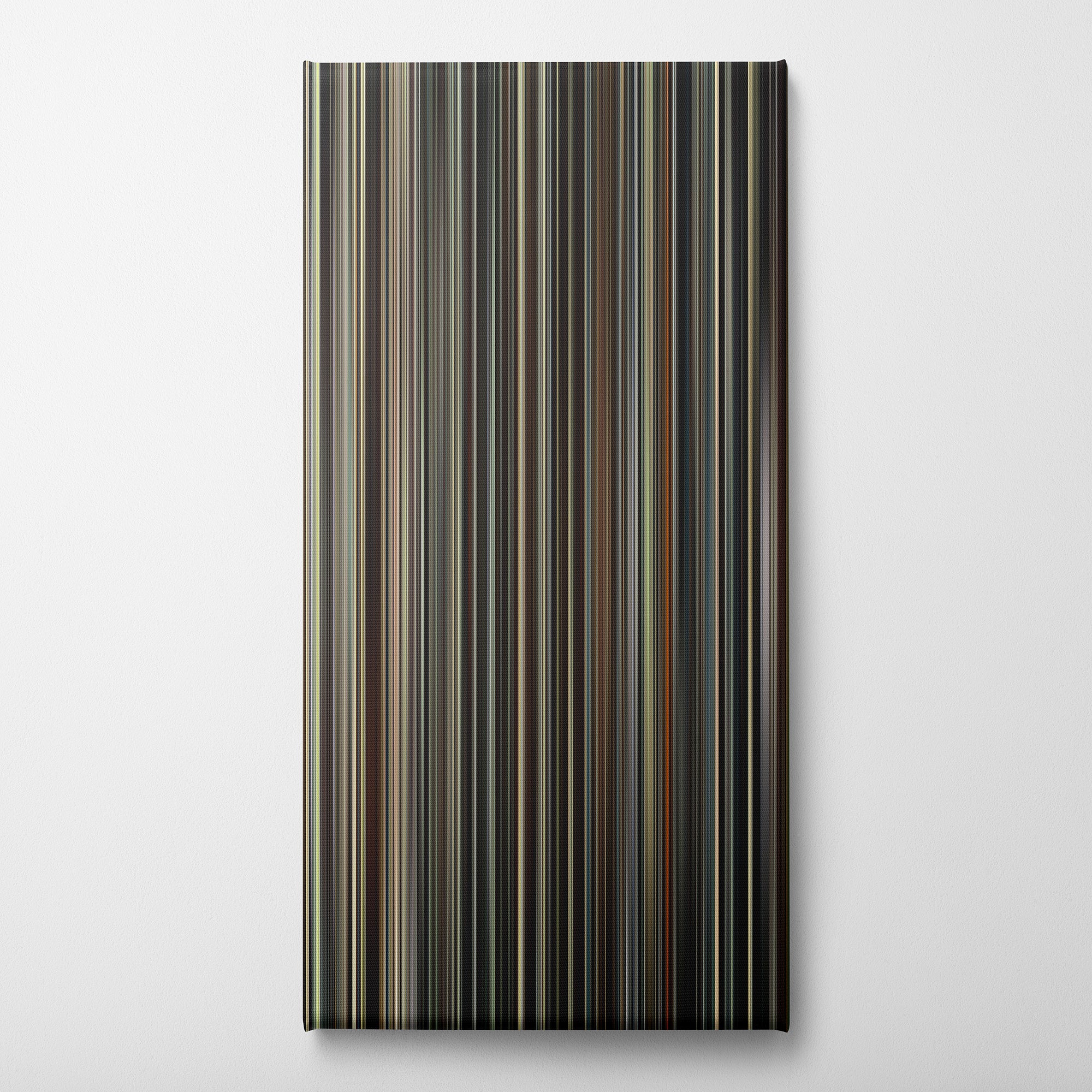 Killers of the Flower Moon (2023) CineSpectrum Color Spectrum Canvas Print - Vertical on Wall