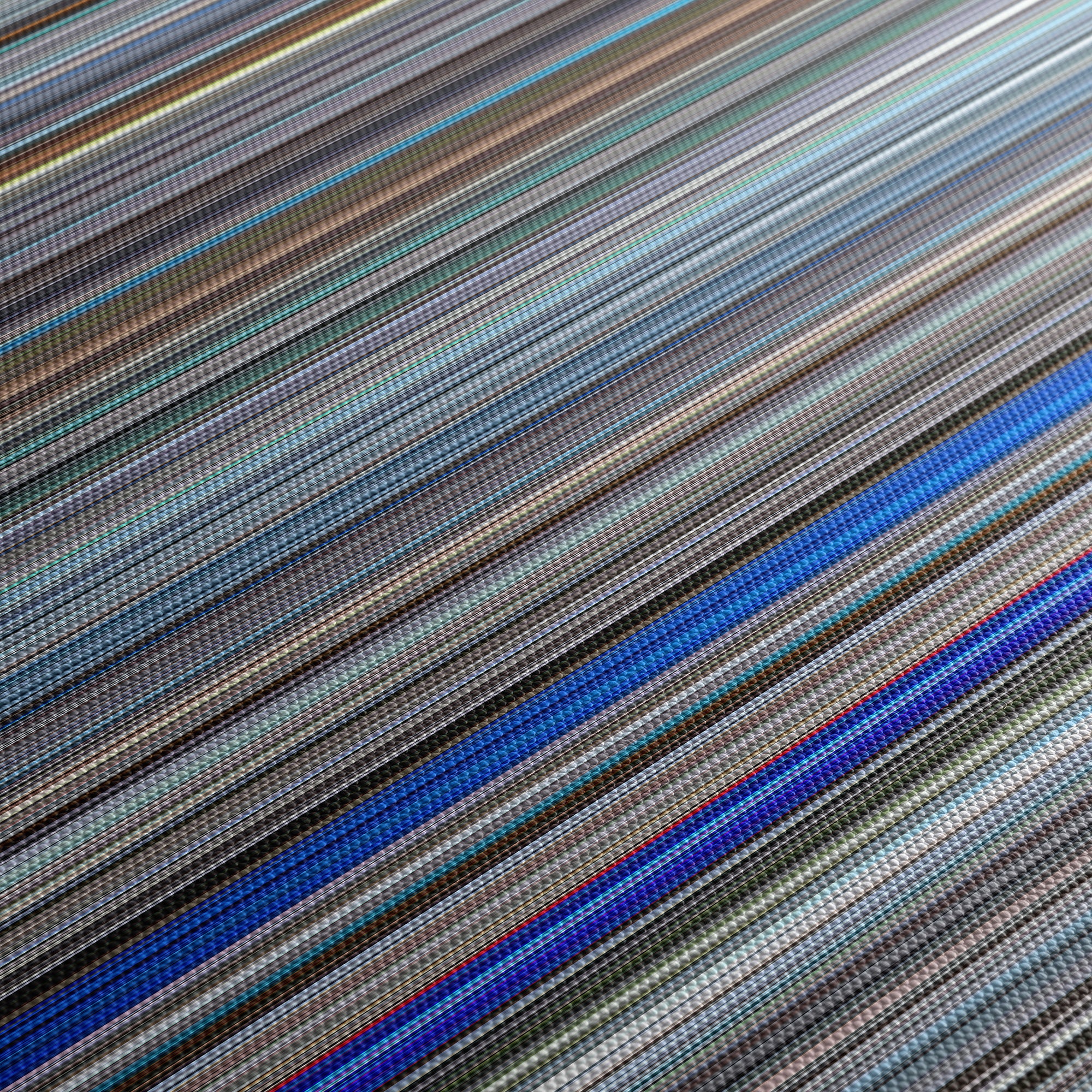 Knight of Cups (2015) CineSpectrum Color Spectrum Canvas Print - Close Up of Middle of Print