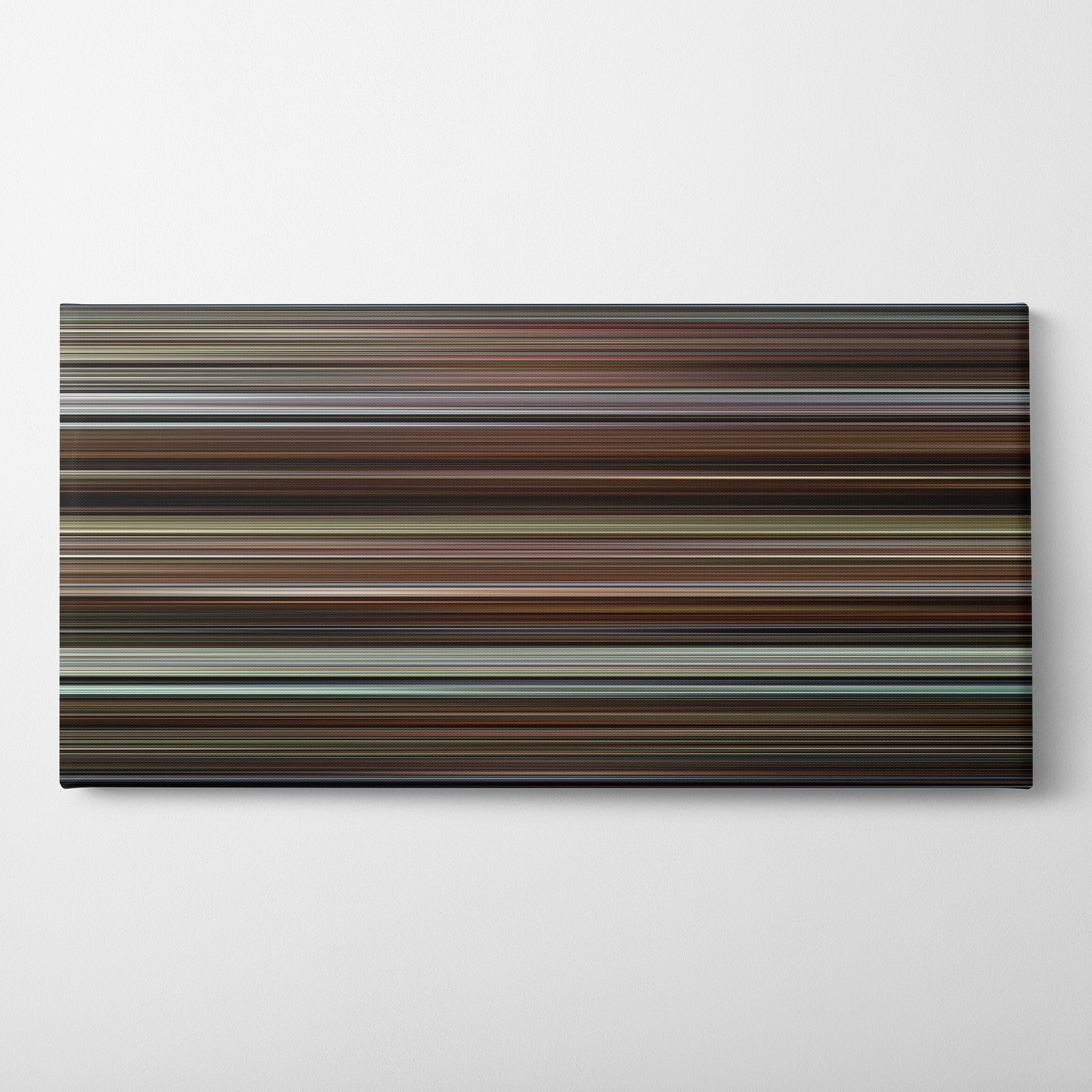 Knives Out (2019) CineSpectrum Color Spectrum Canvas Print - Horizontal on Wall