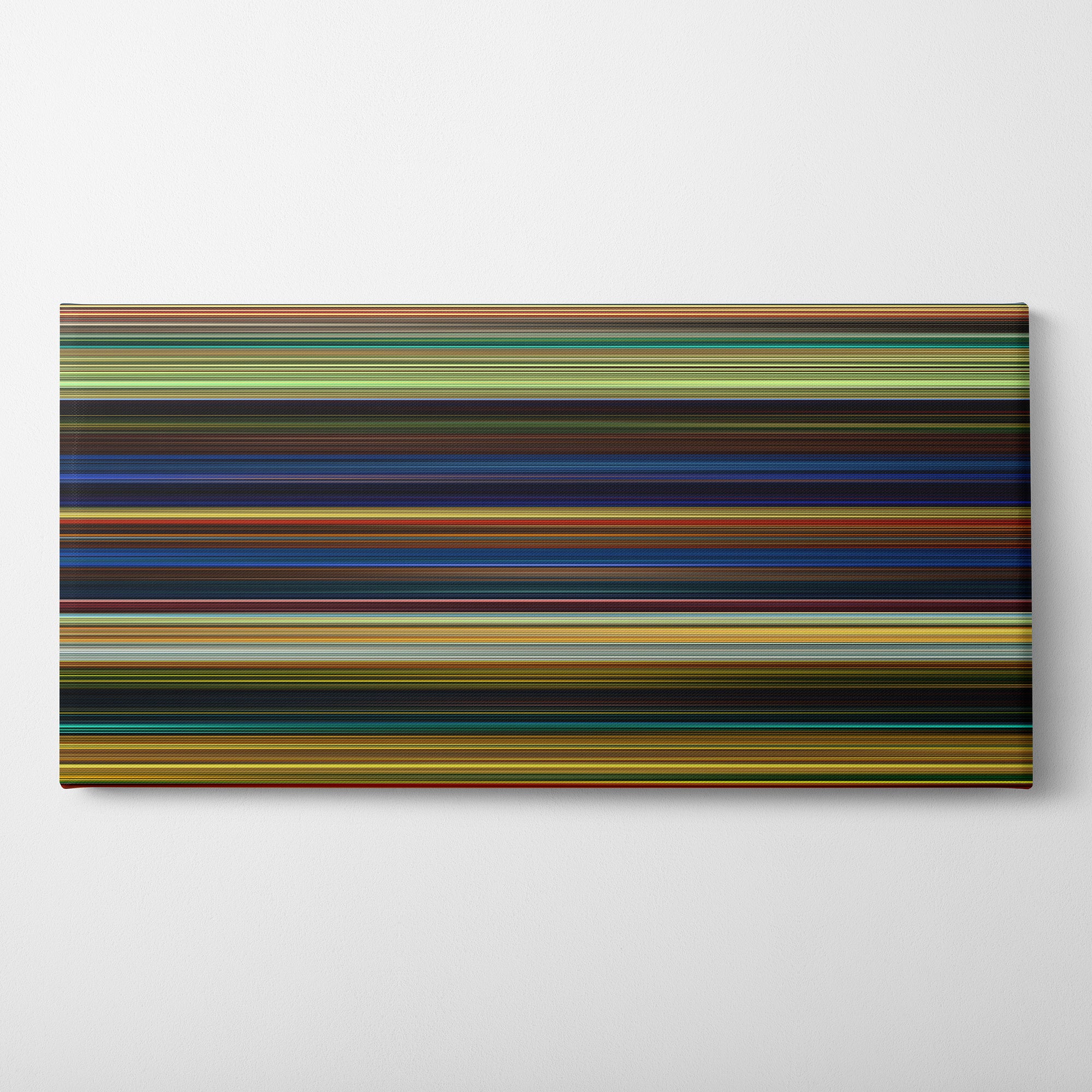 Kung Fu Panda (2008) CineSpectrum Color Spectrum Canvas Print - Horizontal on Wall