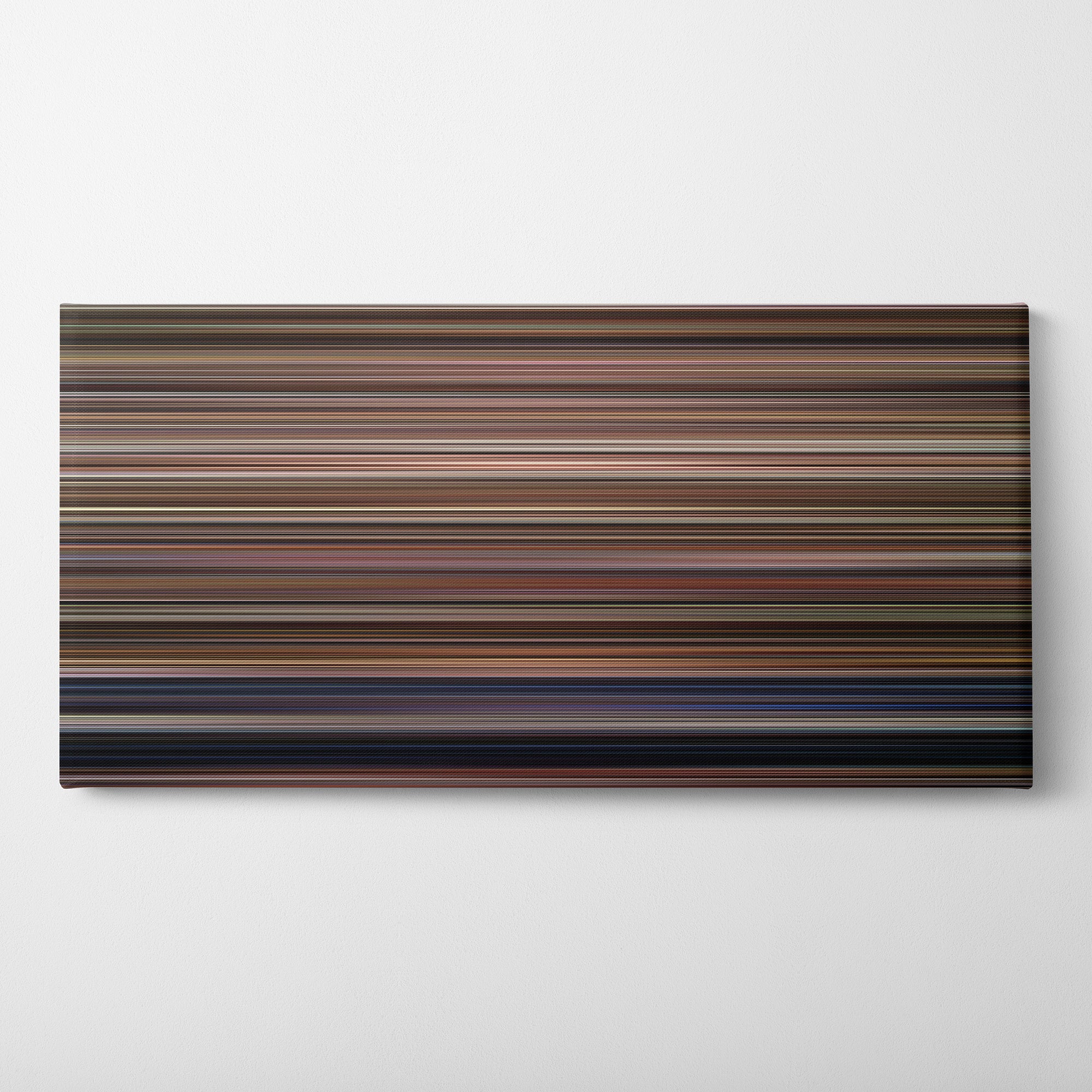 L.A Confidential (1997) CineSpectrum Color Spectrum Canvas Print - Horizontal on Wall