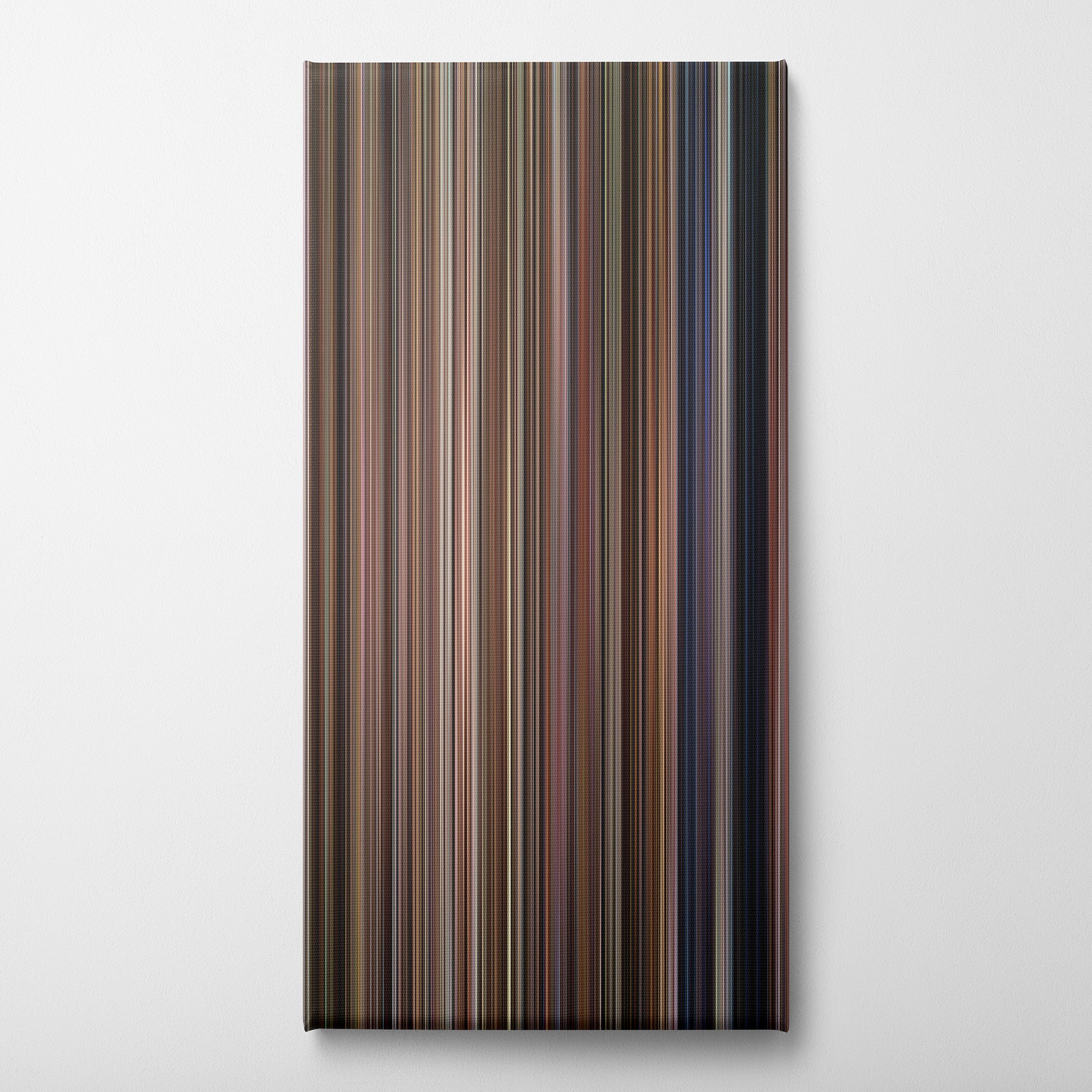 L.A Confidential (1997) CineSpectrum Color Spectrum Canvas Print - Vertical on Wall