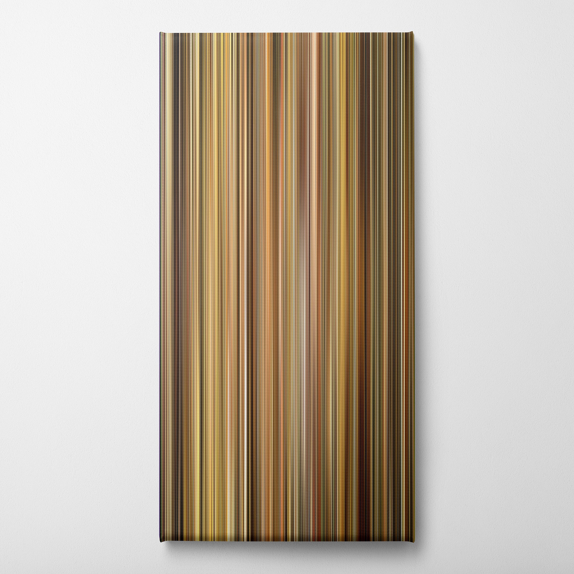 Léon - The Professional (1994) CineSpectrum Color Spectrum Canvas Print - Vertical on Wall