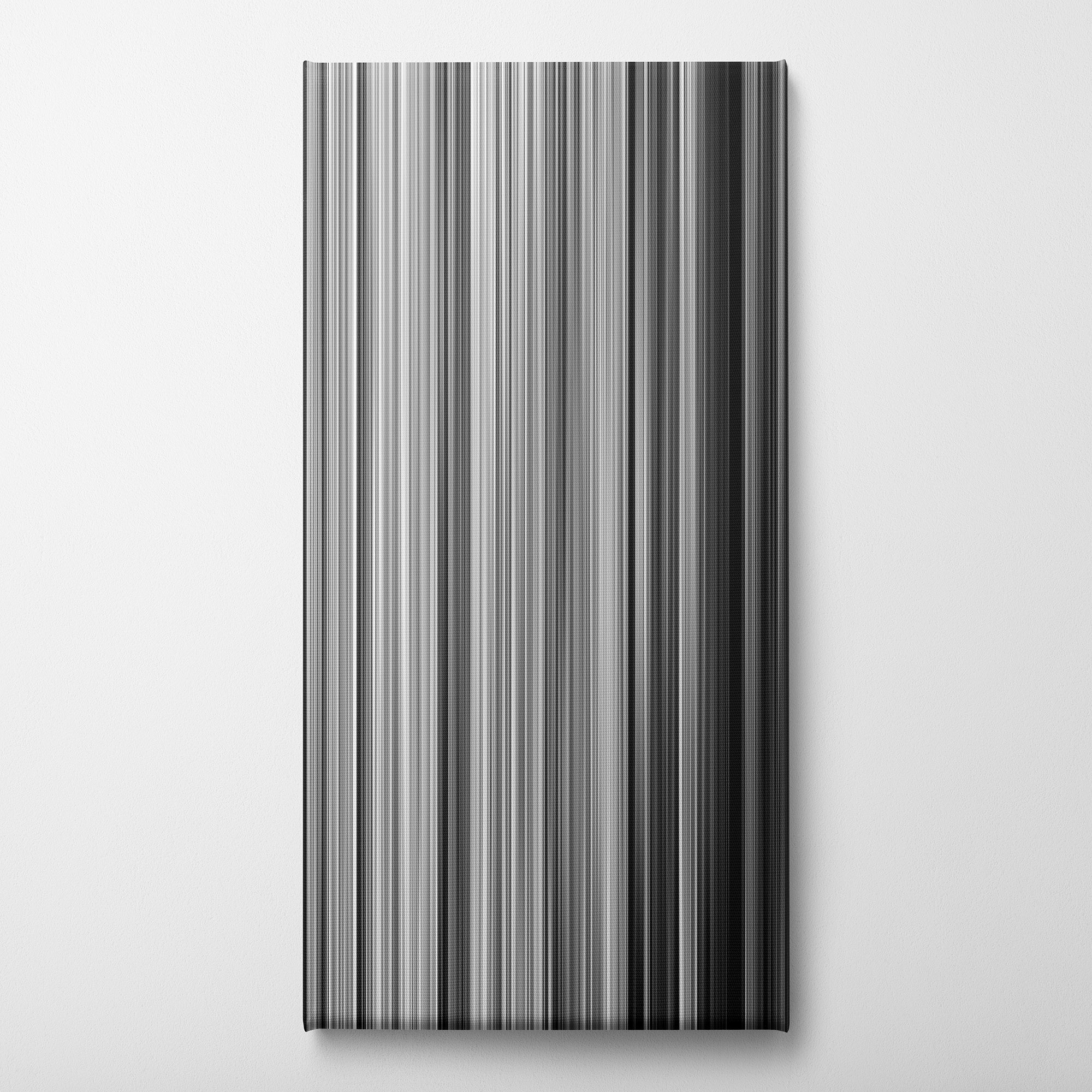 La Haine (1995) CineSpectrum Color Spectrum Canvas Print - Vertical on Wall