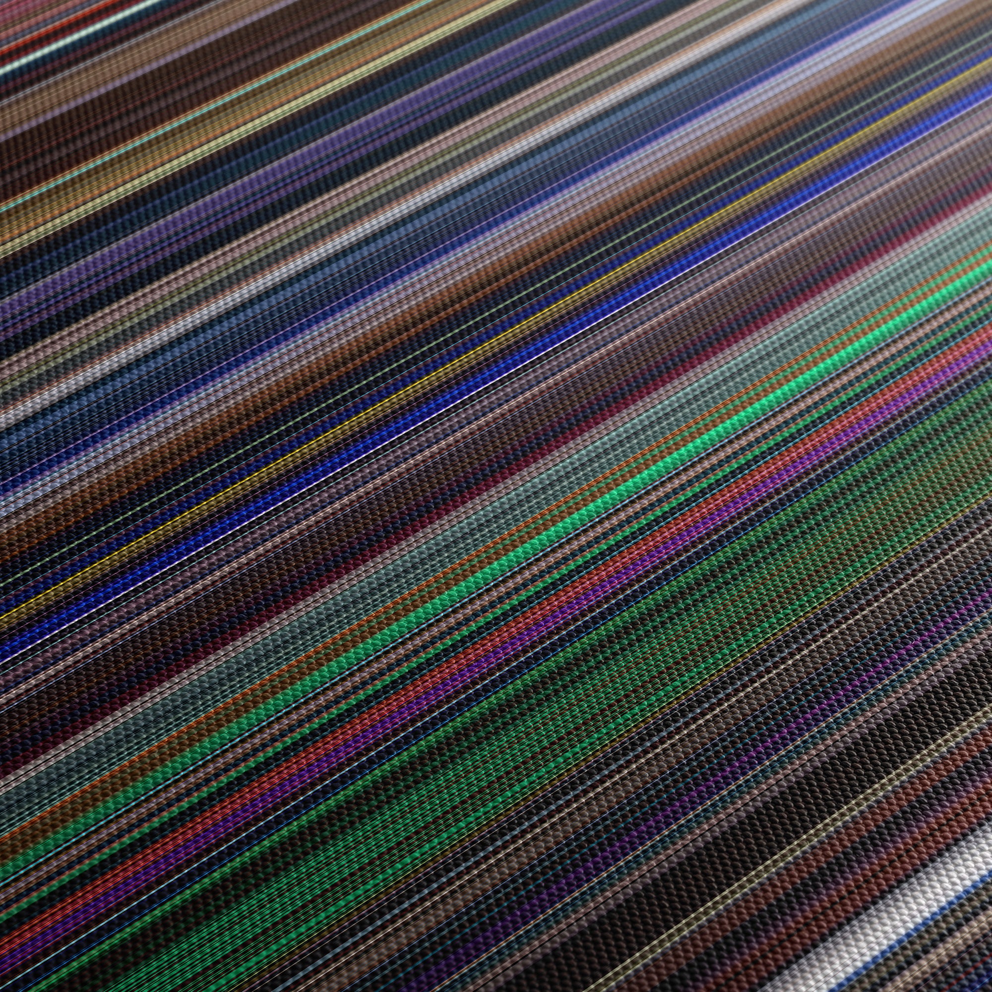 La La Land (2016) CineSpectrum Color Spectrum Canvas Print - Close Up of Middle of Print