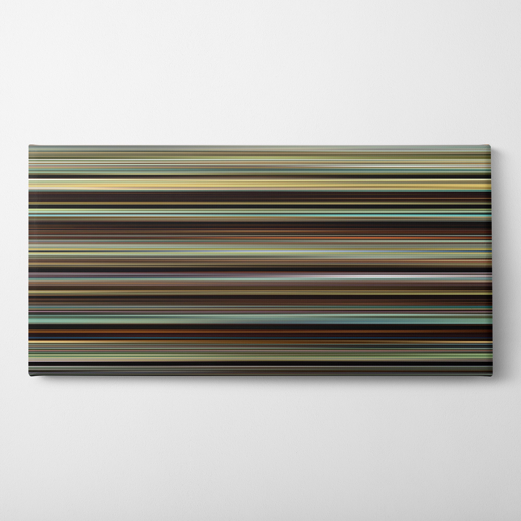 Lady Bird (2017) CineSpectrum Color Spectrum Canvas Print - Horizontal on Wall