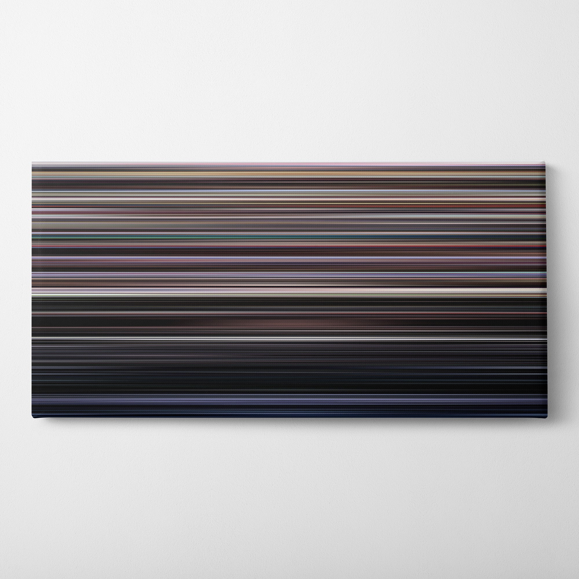 Lady Vengeance (2005) CineSpectrum Color Spectrum Canvas Print - Horizontal on Wall
