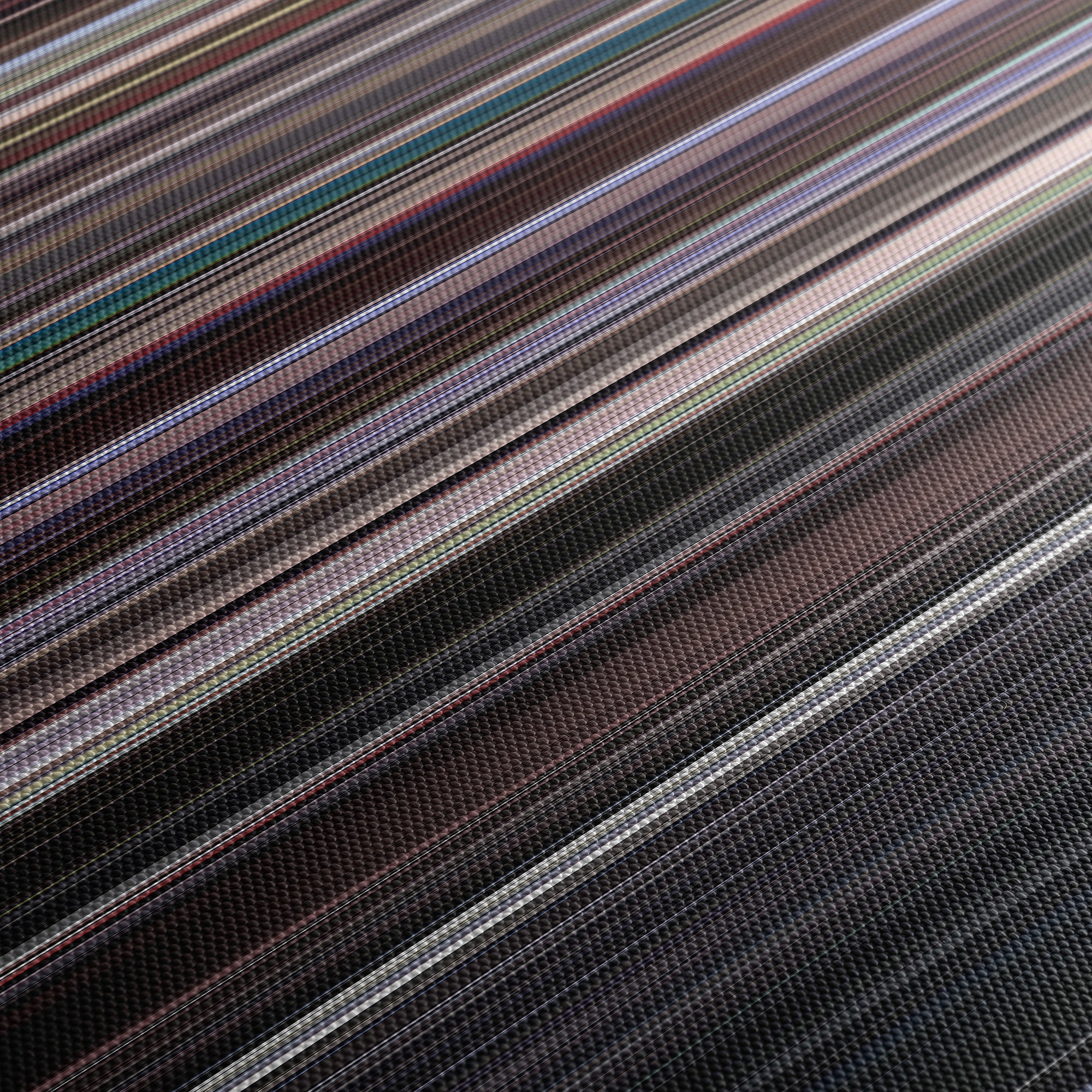 Lady Vengeance (2005) CineSpectrum Color Spectrum Canvas Print - Close Up of Middle of Print