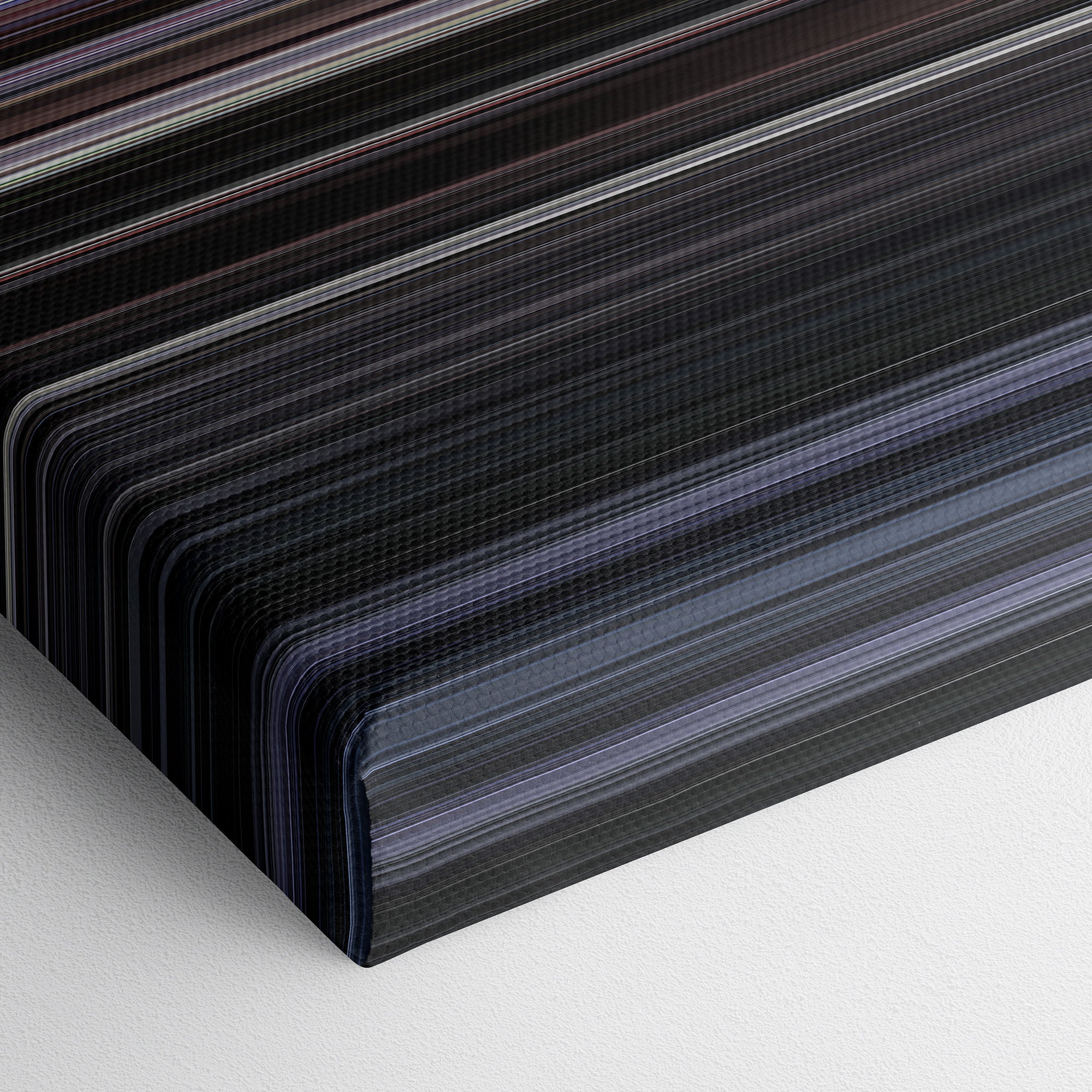 Lady Vengeance (2005) CineSpectrum Color Spectrum Canvas Print - Close Up of Bottom of Print