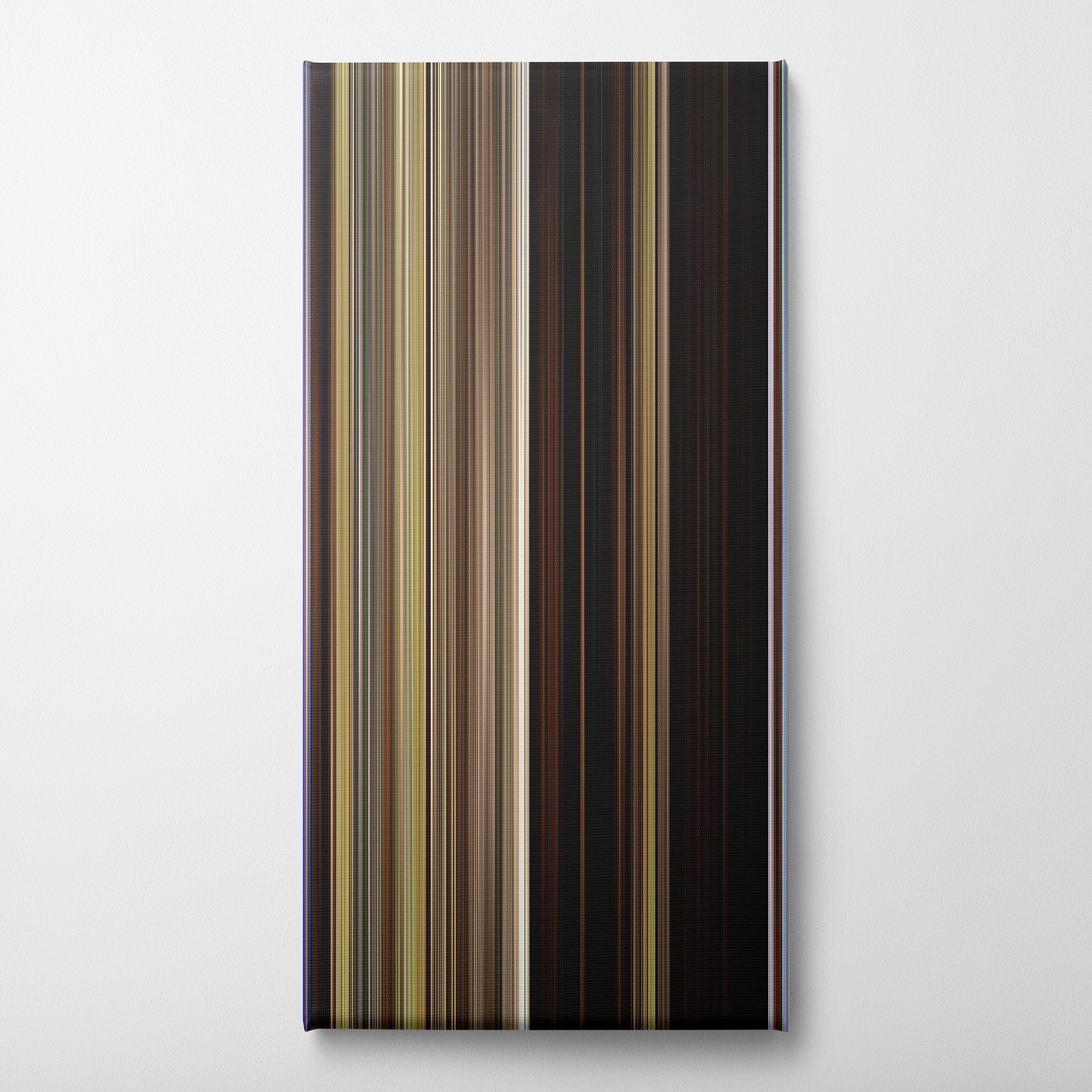 Lady and the Tramp (2019) CineSpectrum Color Spectrum Canvas Print - Vertical on Wall