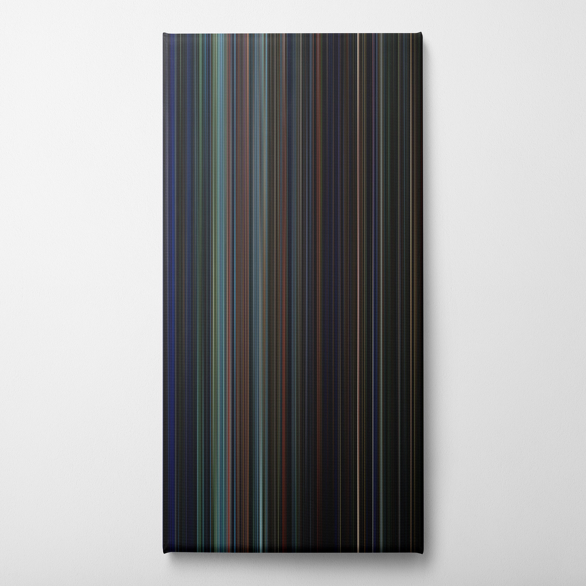 Land Of The Dead (2005) CineSpectrum Color Spectrum Canvas Print - Vertical on Wall