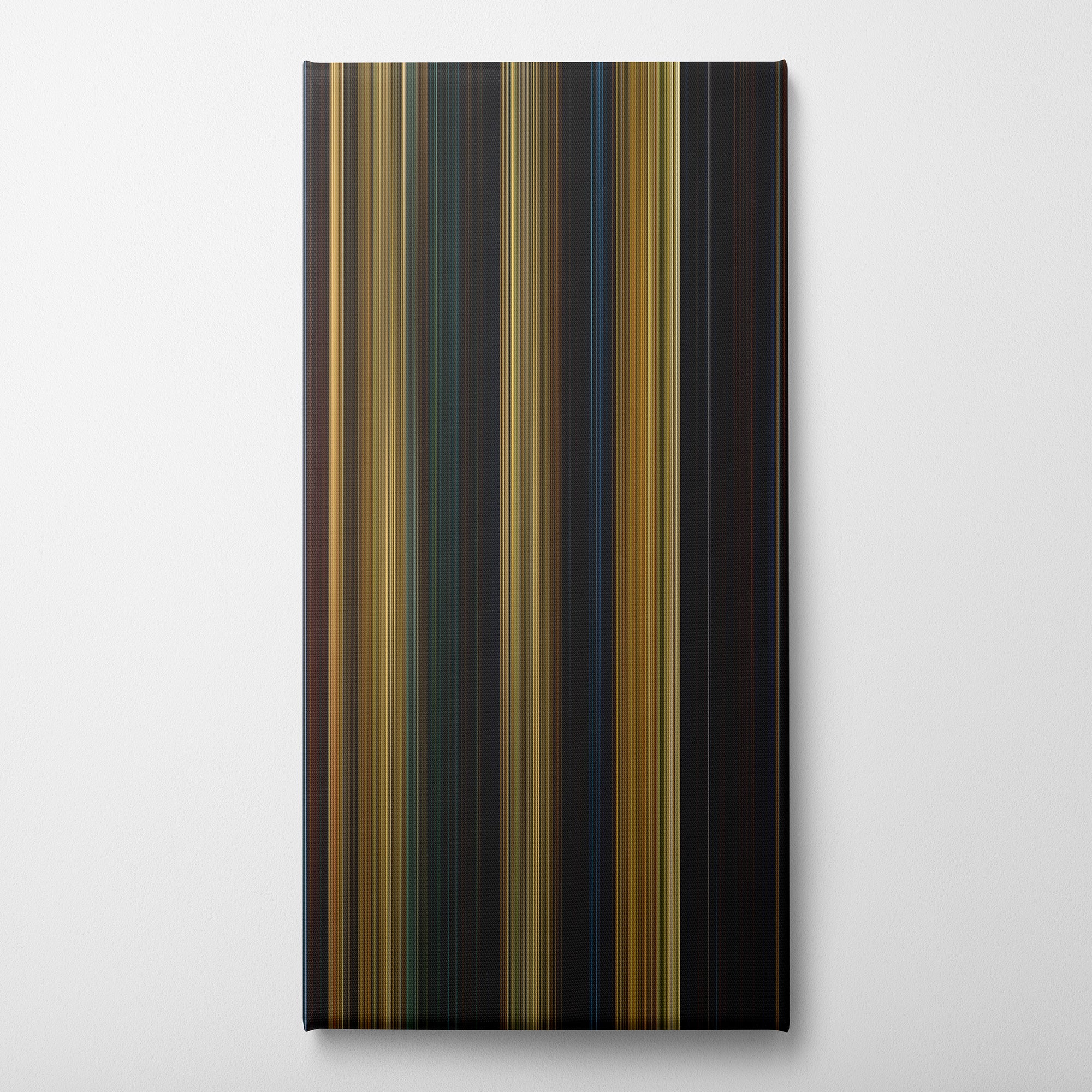 Leatherface (2017) CineSpectrum Color Spectrum Canvas Print - Vertical on Wall