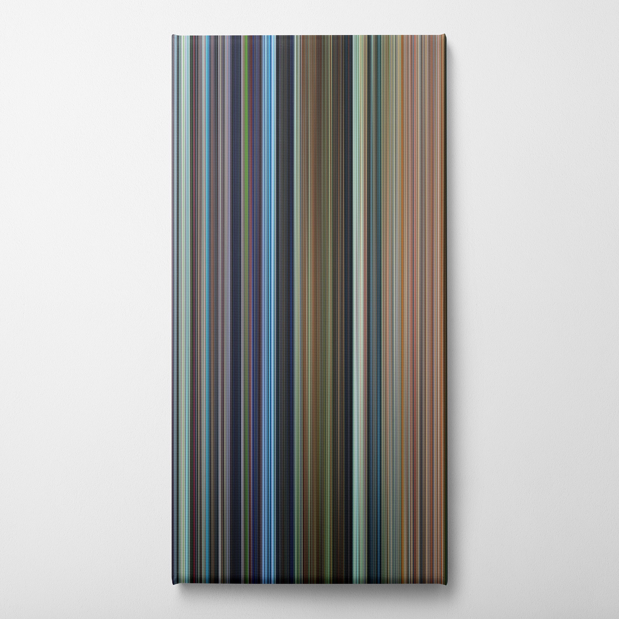 Licence to Kill (1989) CineSpectrum Color Spectrum Canvas Print - Vertical on Wall