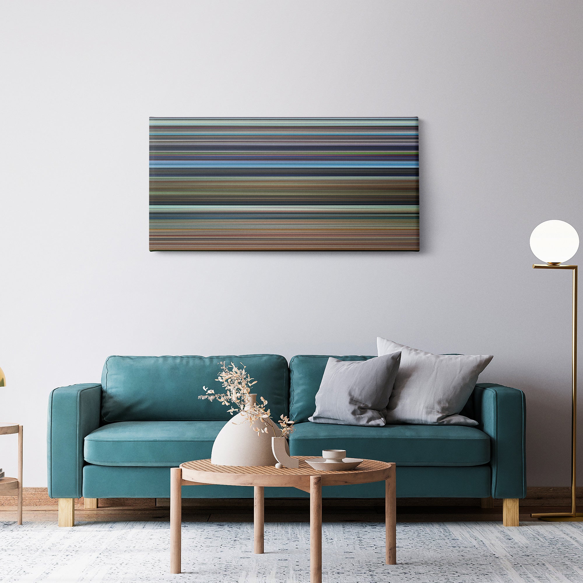 Licence to Kill (1989) CineSpectrum Color Spectrum Canvas Print - Hanging Horizontal on Wall in Room