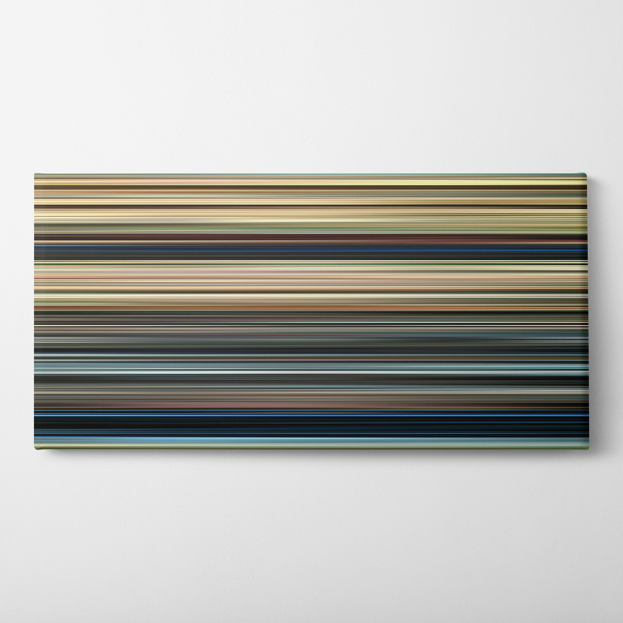 Life Is Beautiful (1997) CineSpectrum Color Spectrum Canvas Print - Horizontal on Wall