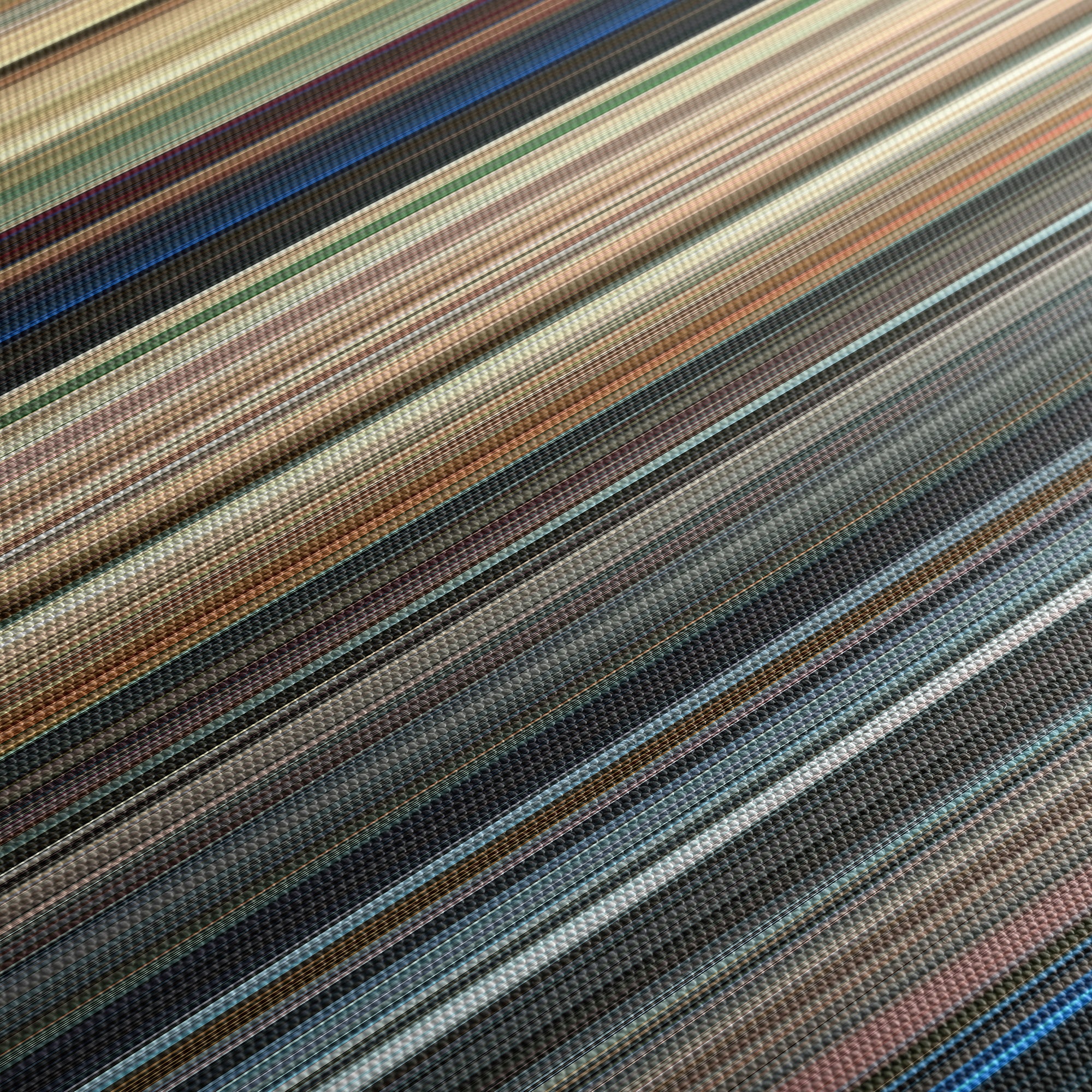 Life Is Beautiful (1997) CineSpectrum Color Spectrum Canvas Print - Close Up of Middle of Print