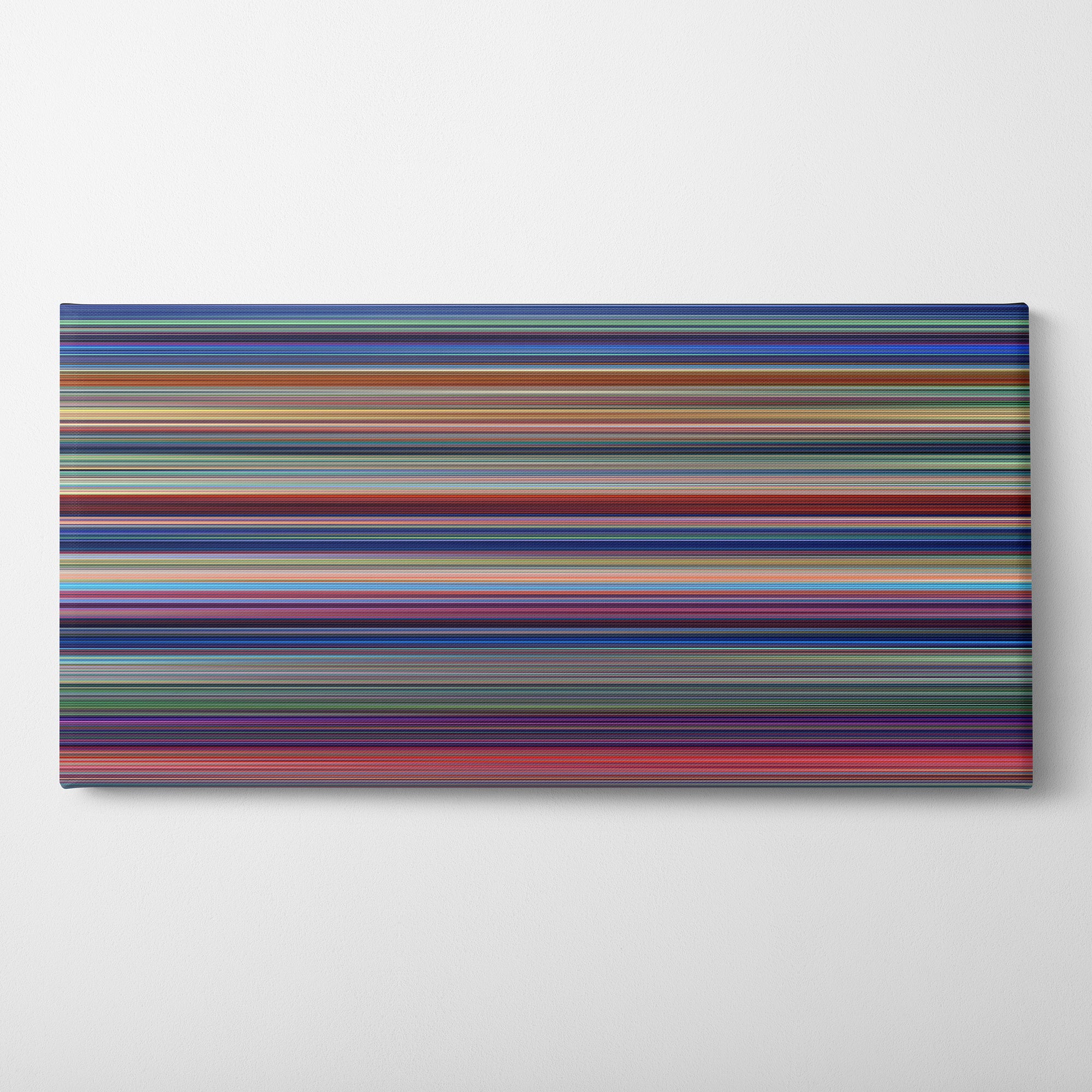Lilo and Stitch (2002) CineSpectrum Color Spectrum Canvas Print - Horizontal on Wall