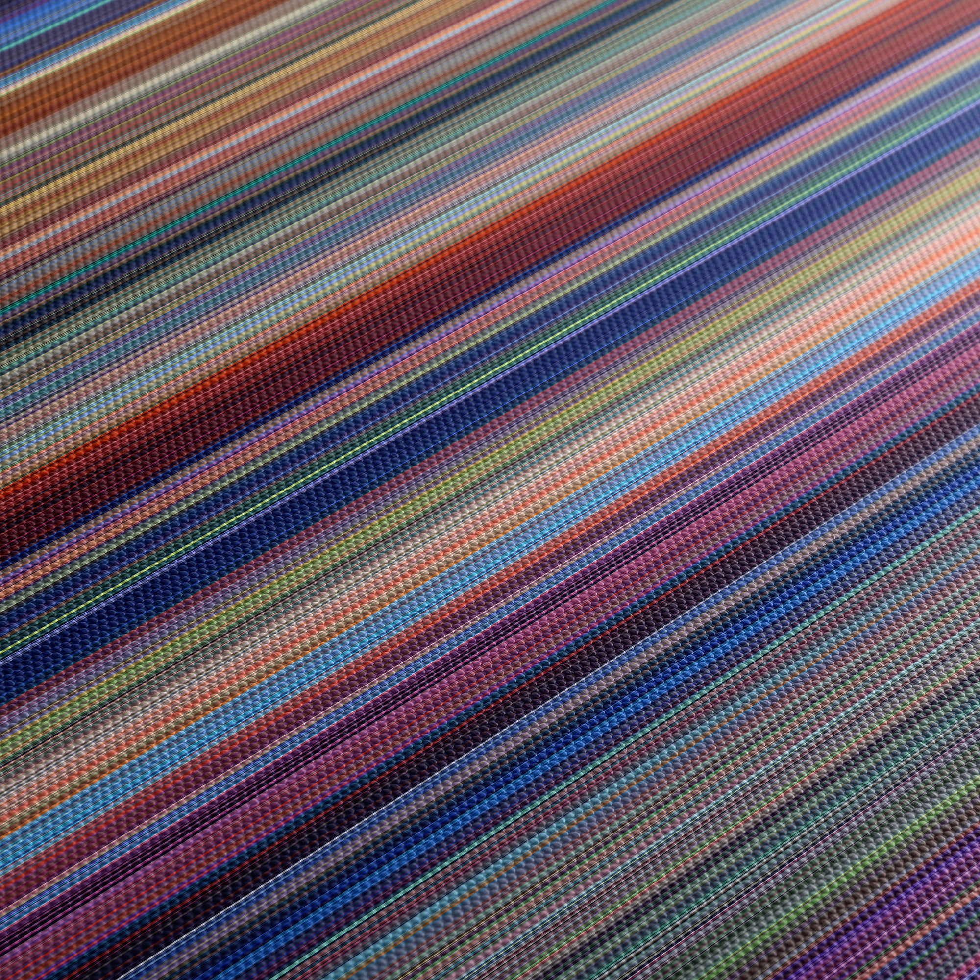 Lilo and Stitch (2002) CineSpectrum Color Spectrum Canvas Print - Close Up of Middle of Print